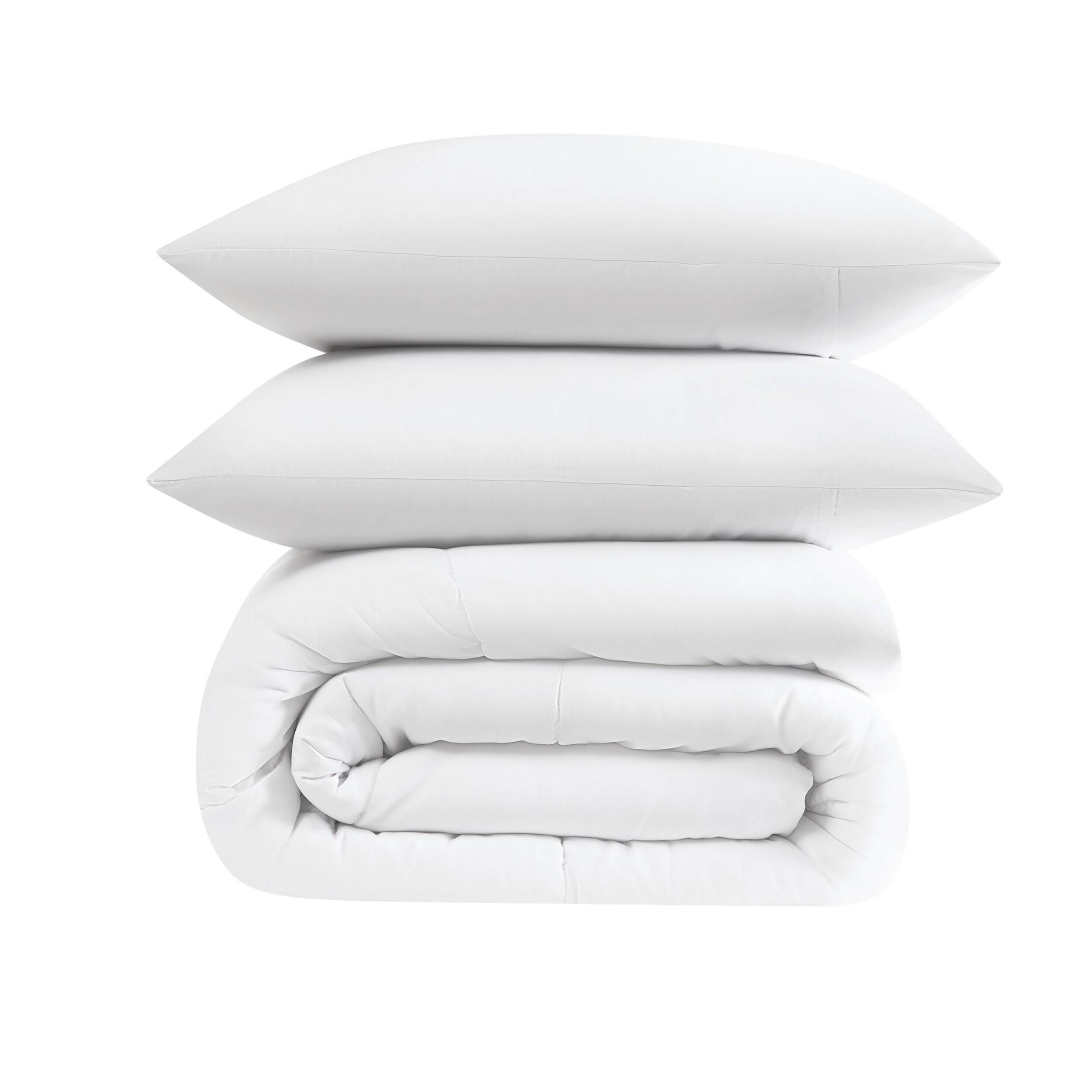 Truly Soft Sustainable 2-Piece Twin Comforter Set, White, rollover