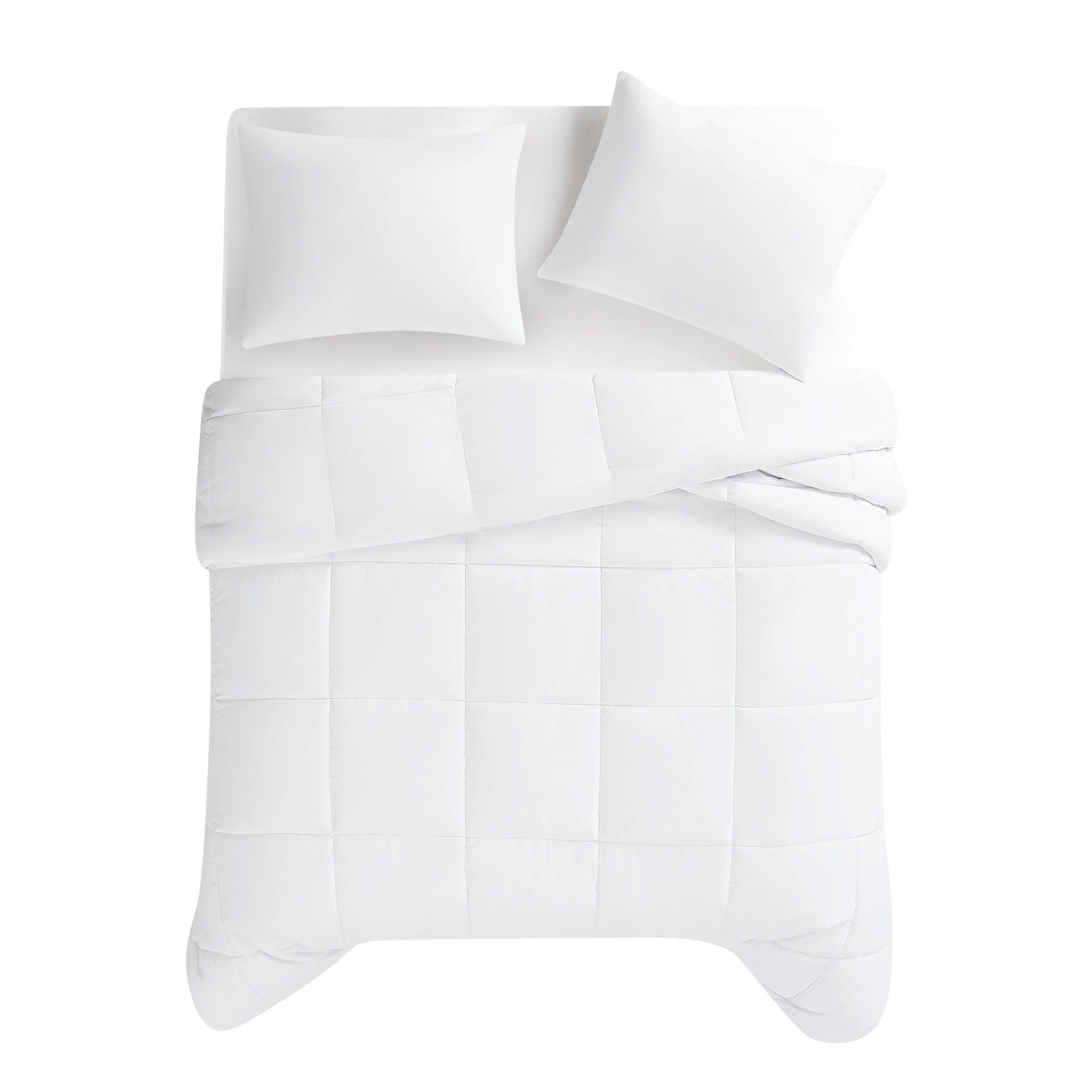 Truly Soft Sustainable 2-Piece Twin Comforter Set, White, large