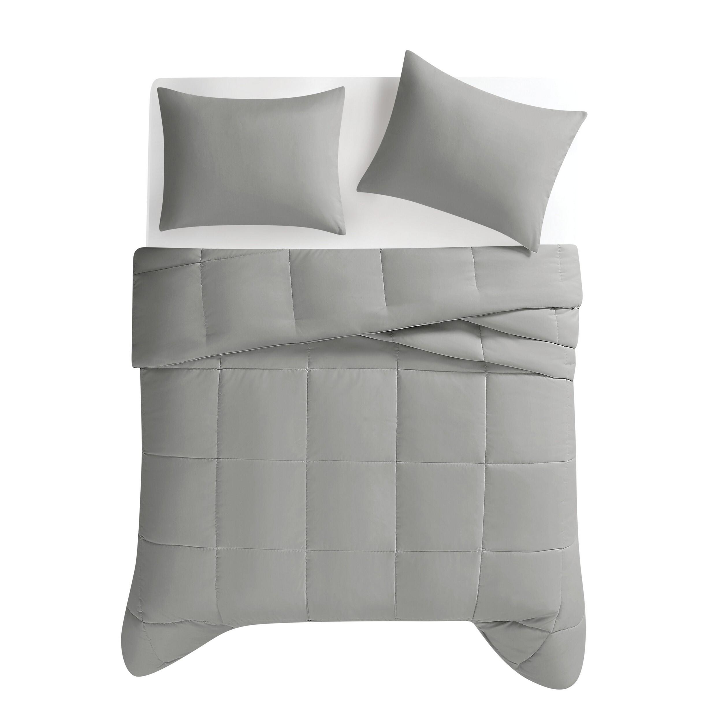 Truly Soft Sustainable 2-Piece Twin Comforter Set, Gray, large