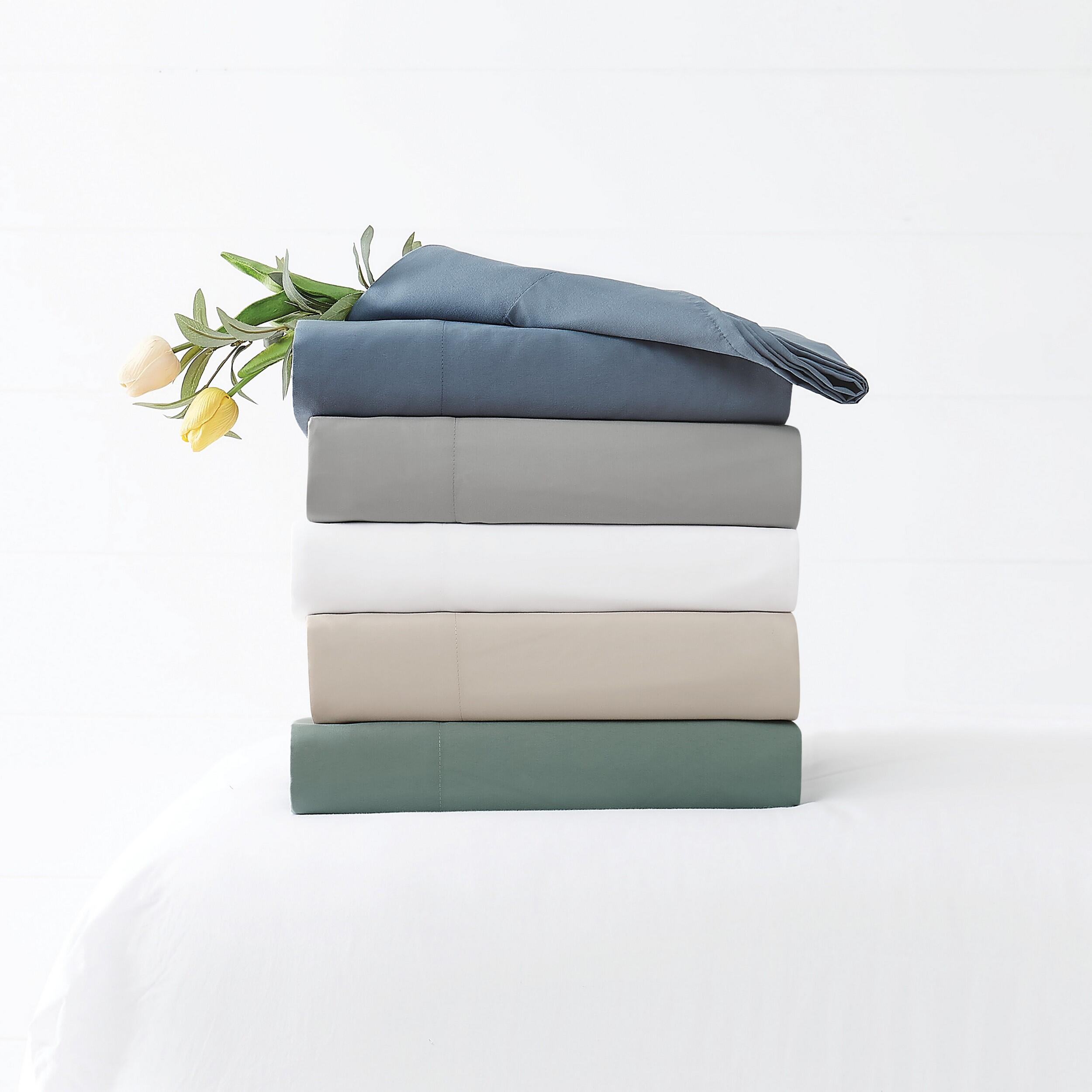 Truly Soft Sustainable 3-Piece Queen Sheet Set, Blue, large