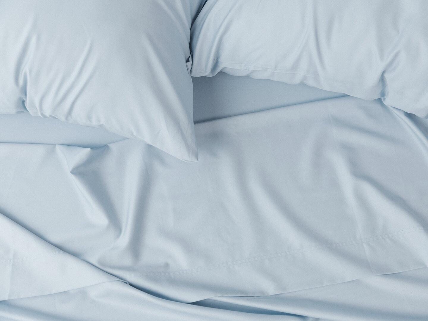 MOLECULE Percale Performance 3-Piece Twin Sheet Set, Powder Blue, large