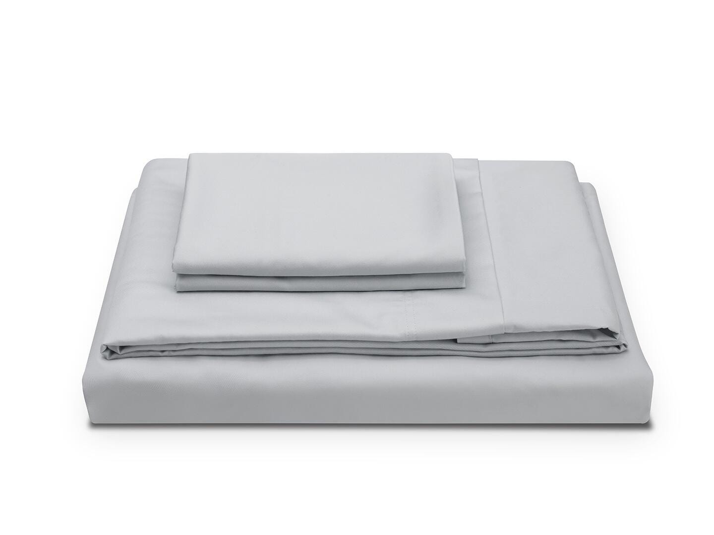 MOLECULE Percale Performance 4-Piece Queen Sheet Set, Cloud Gray, large