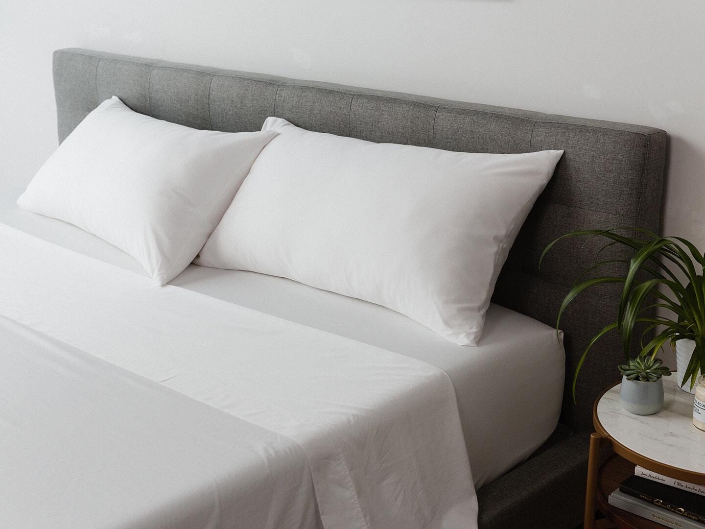MOLECULE Percale Performance 3-Piece Twin XL Sheet Set, White, large
