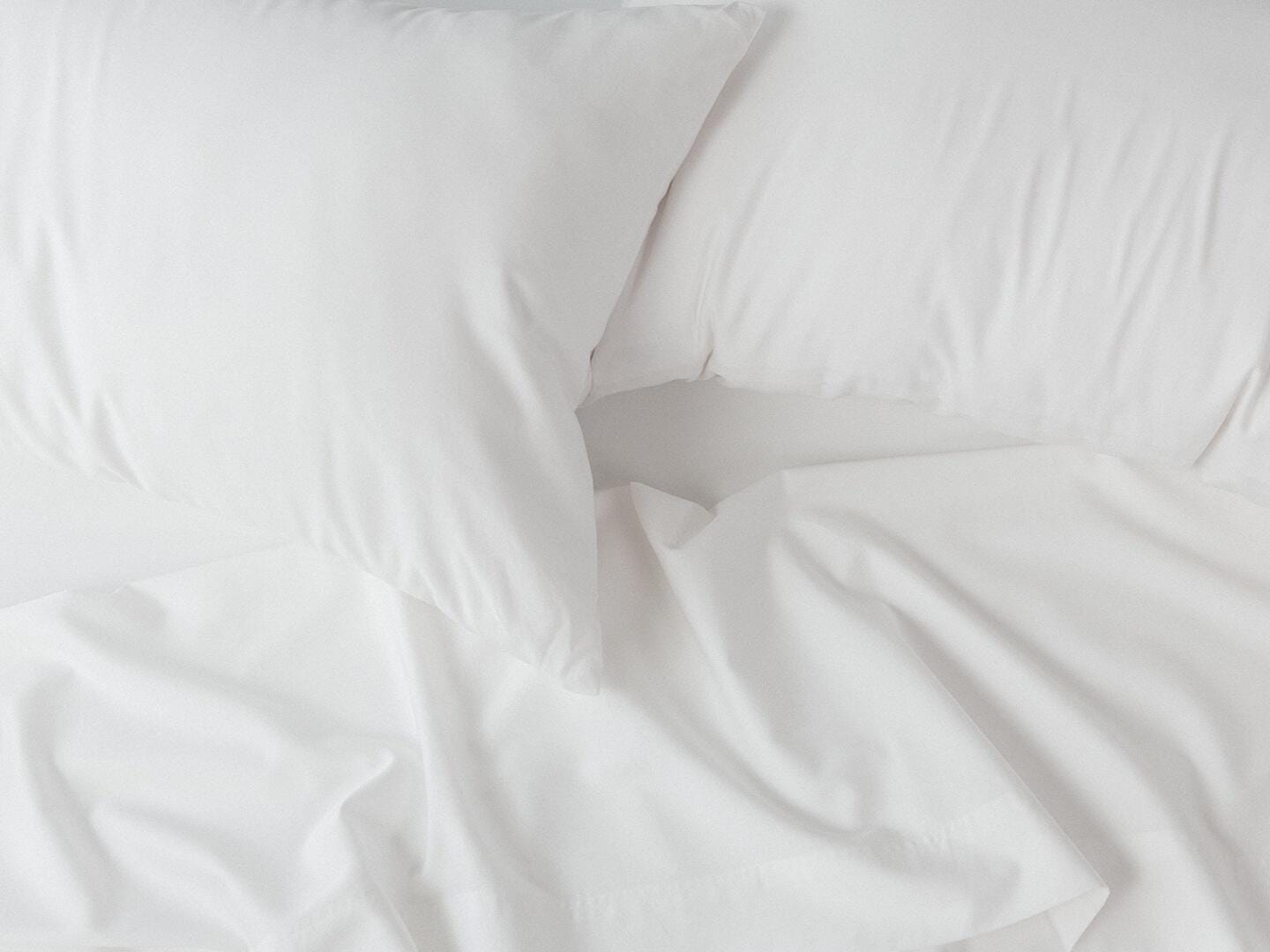 MOLECULE Percale Performance 3-Piece Twin Sheet Set, White, large