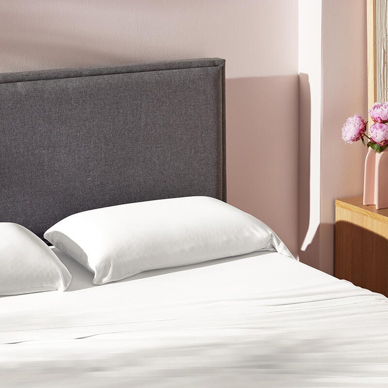Purple SoftStretch Deep Pocket 4-Piece King Sheet Set, White, rollover