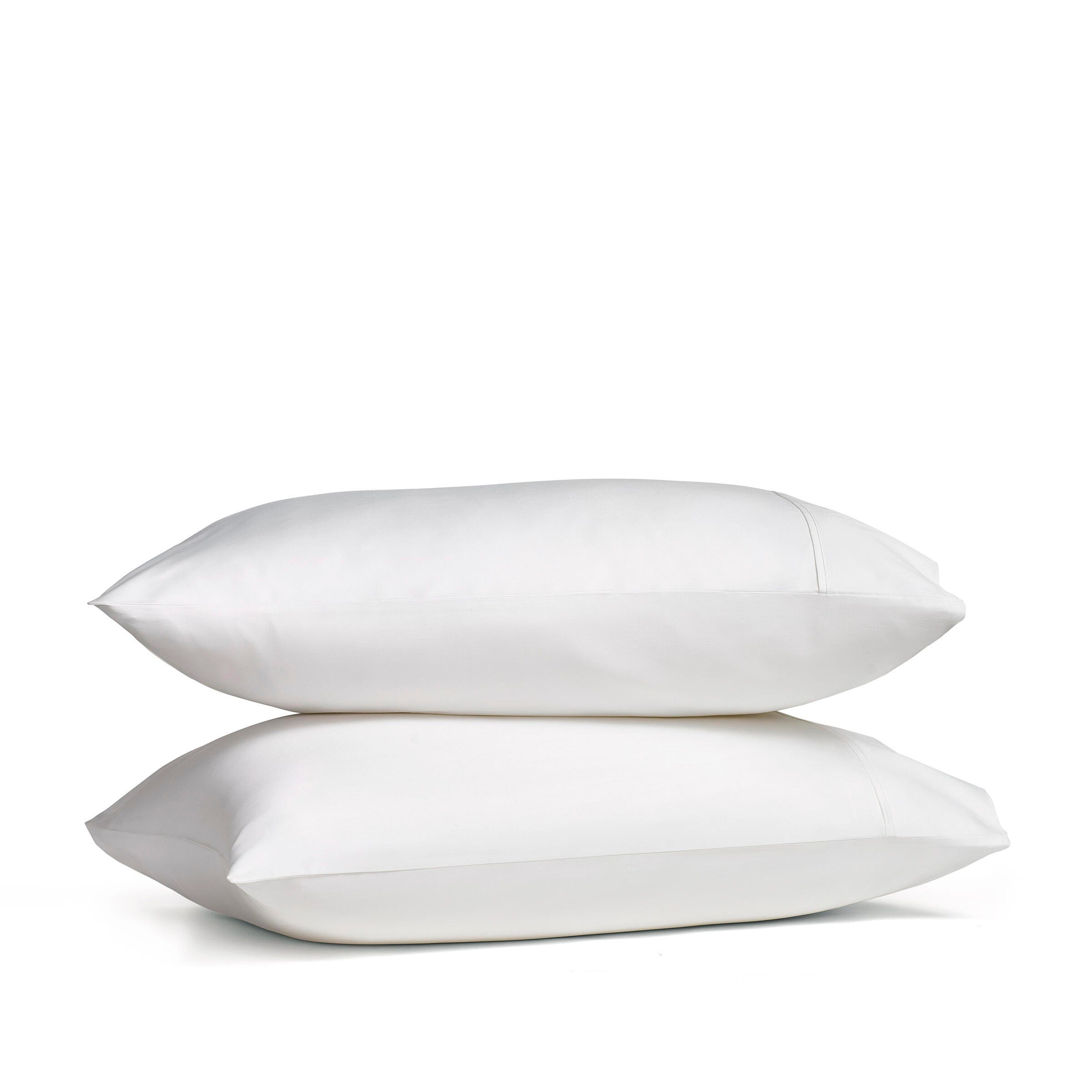 J. Queen New York Premier Sateen King Pillow Case (Set of 2), Crisp White, large