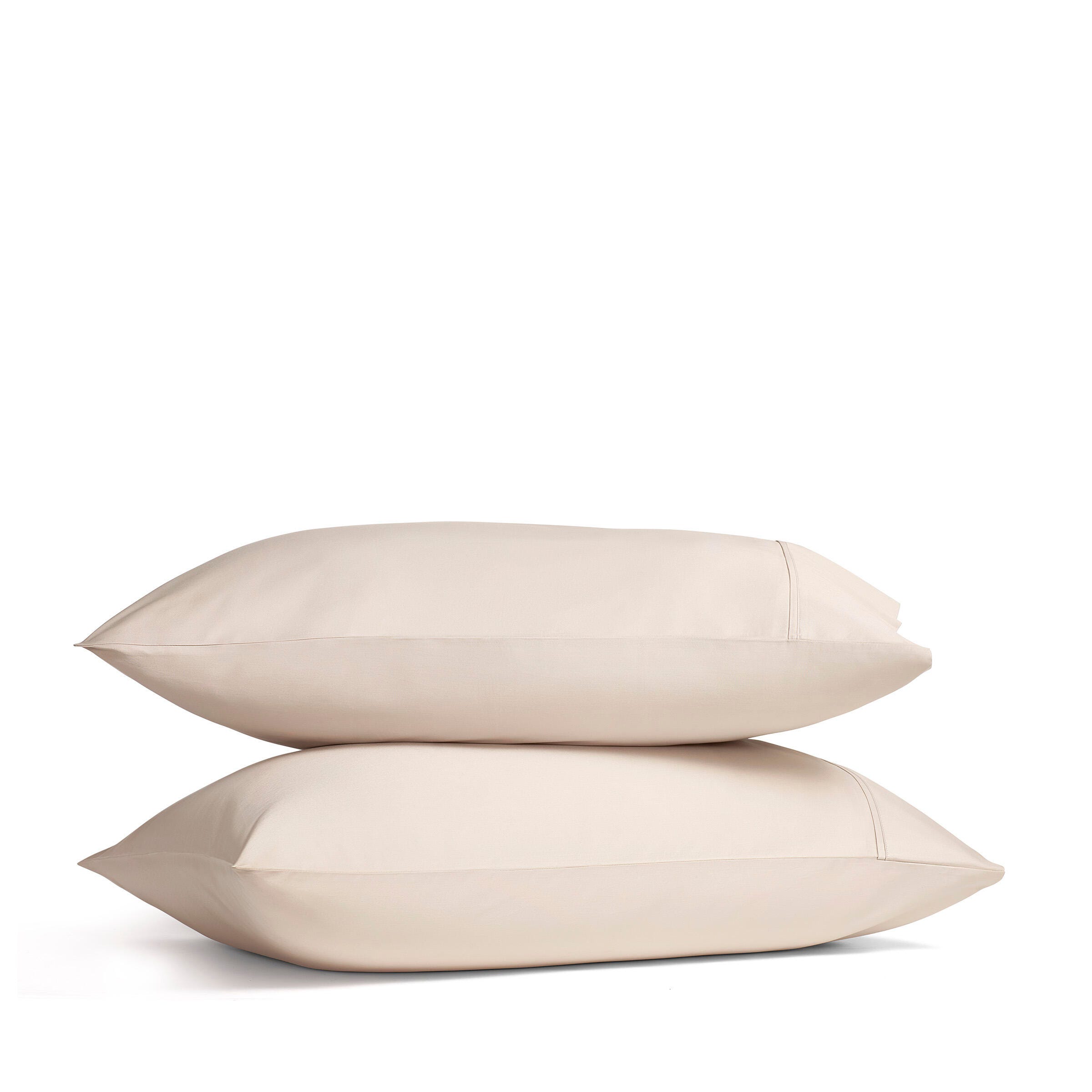 J. Queen New York Premier Sateen King Pillow Case (Set of 2), Shell Pink, large