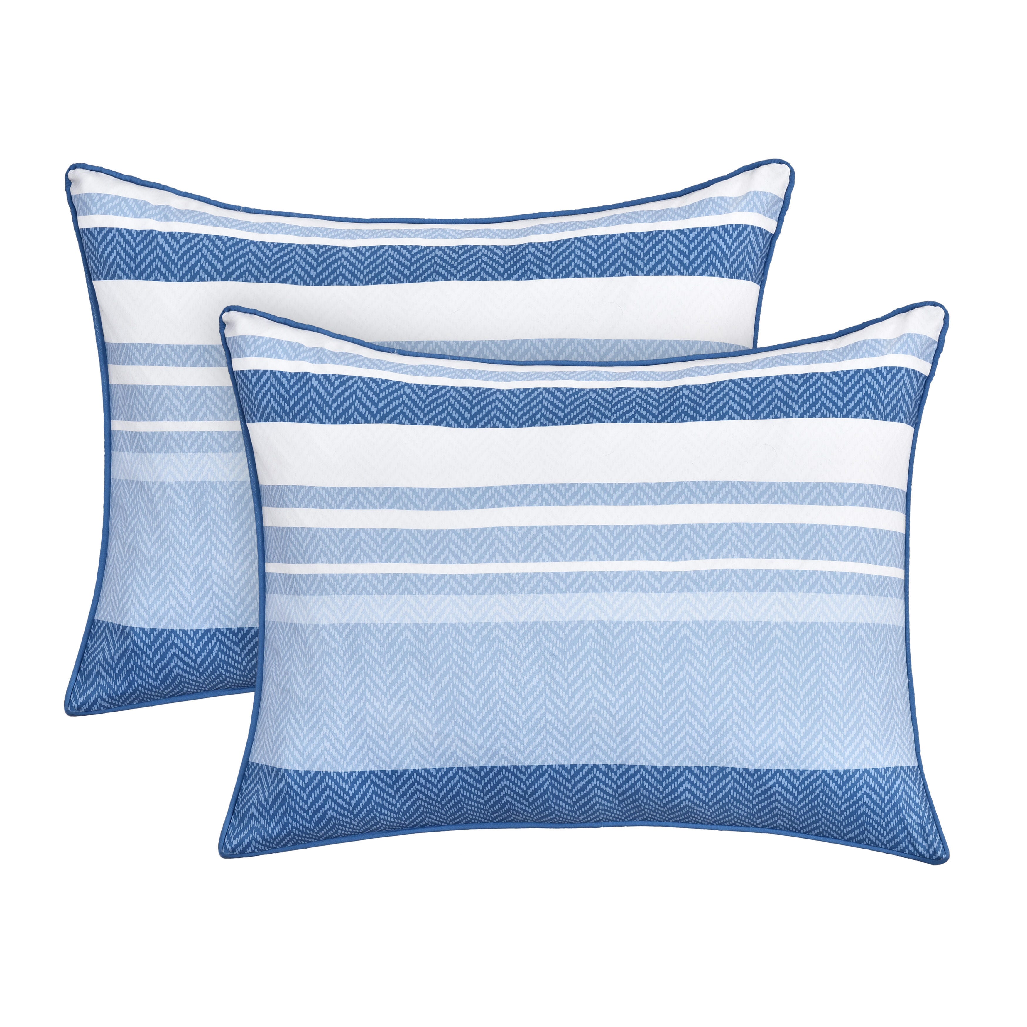 Royal Court Carson 3 Piece Full/Queen Comforter Set, Blue, large