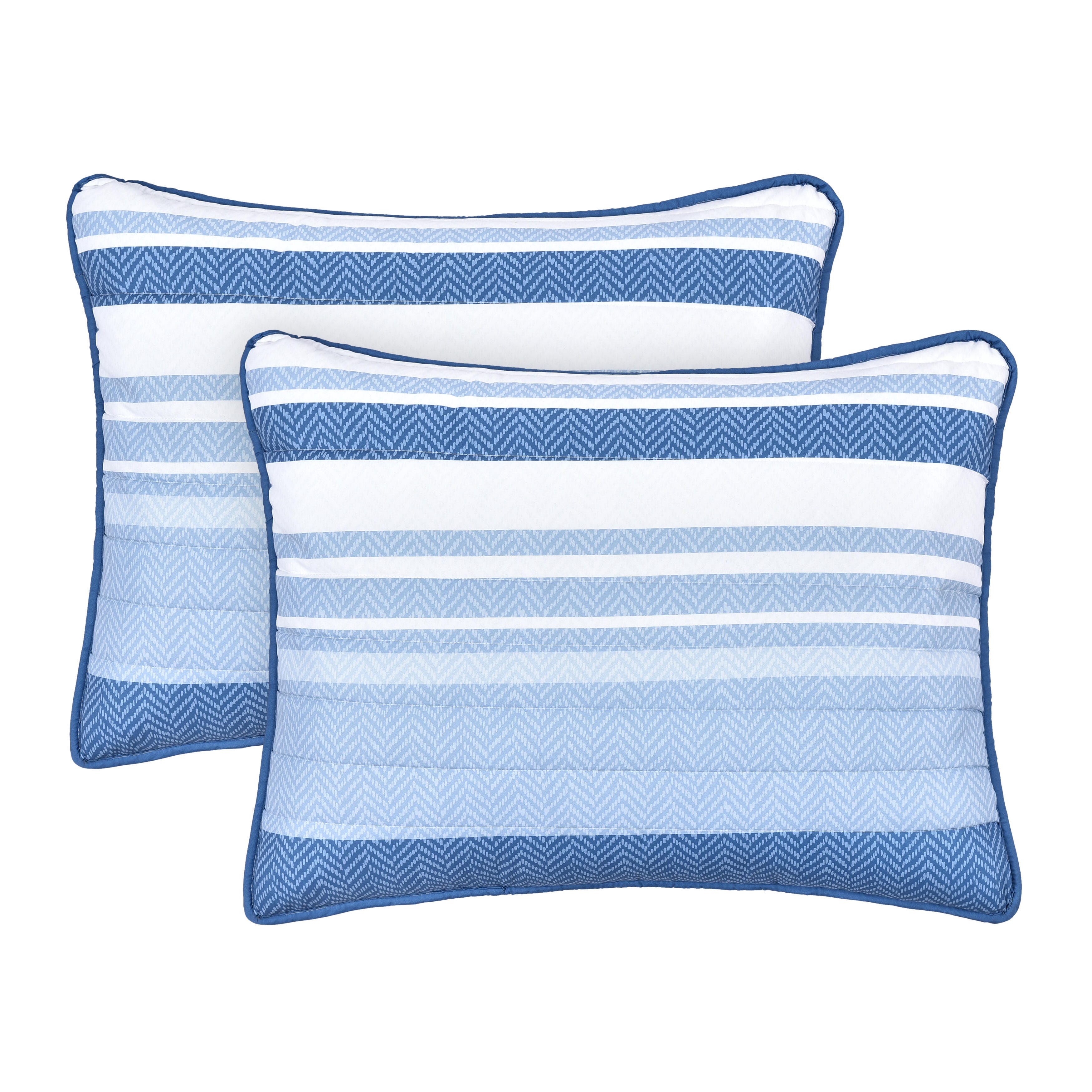 Royal Court Carson 3 Piece King/California King Quilt Set, Blue, large