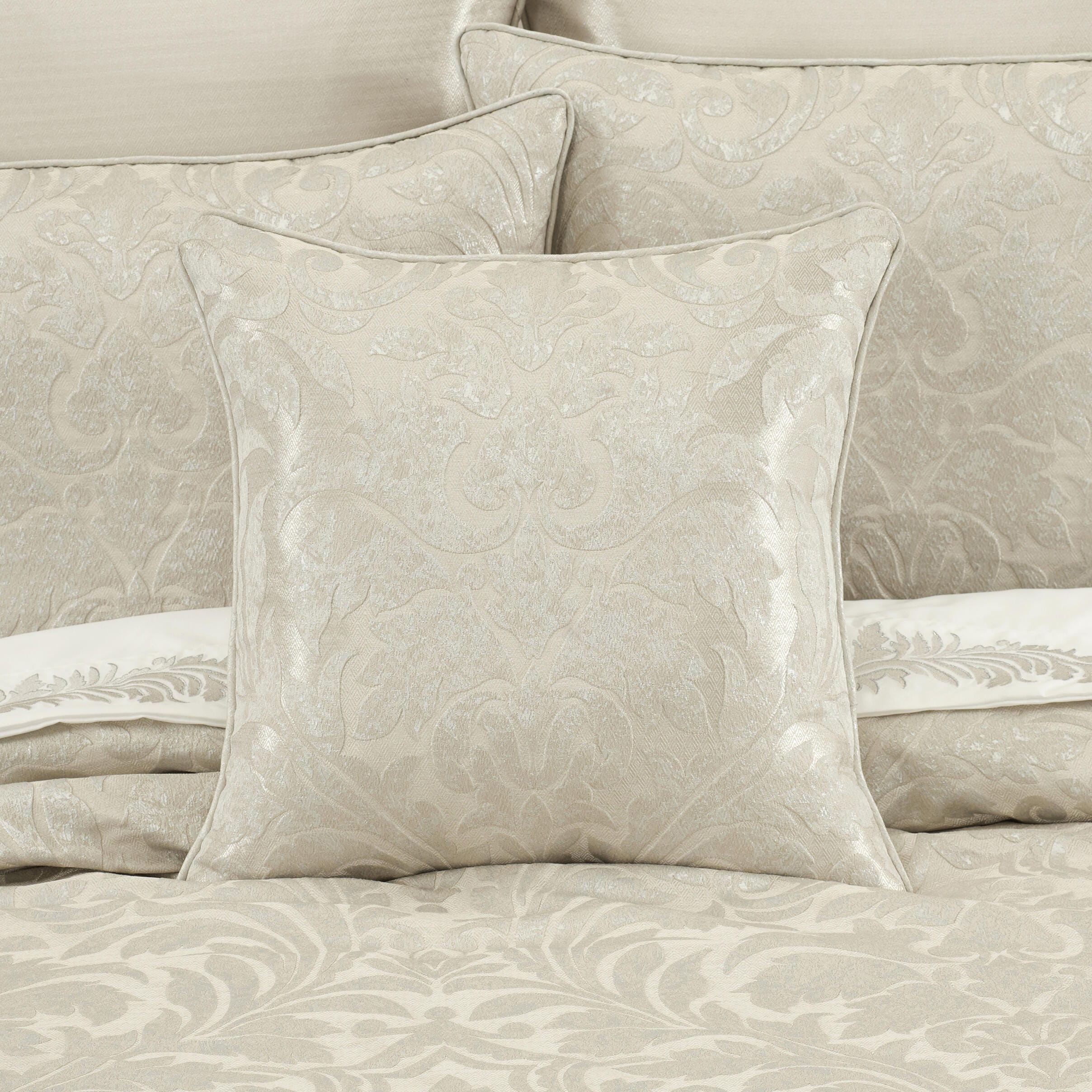 J. Queen New York Celine Square Decorative Throw Pillow, , rollover