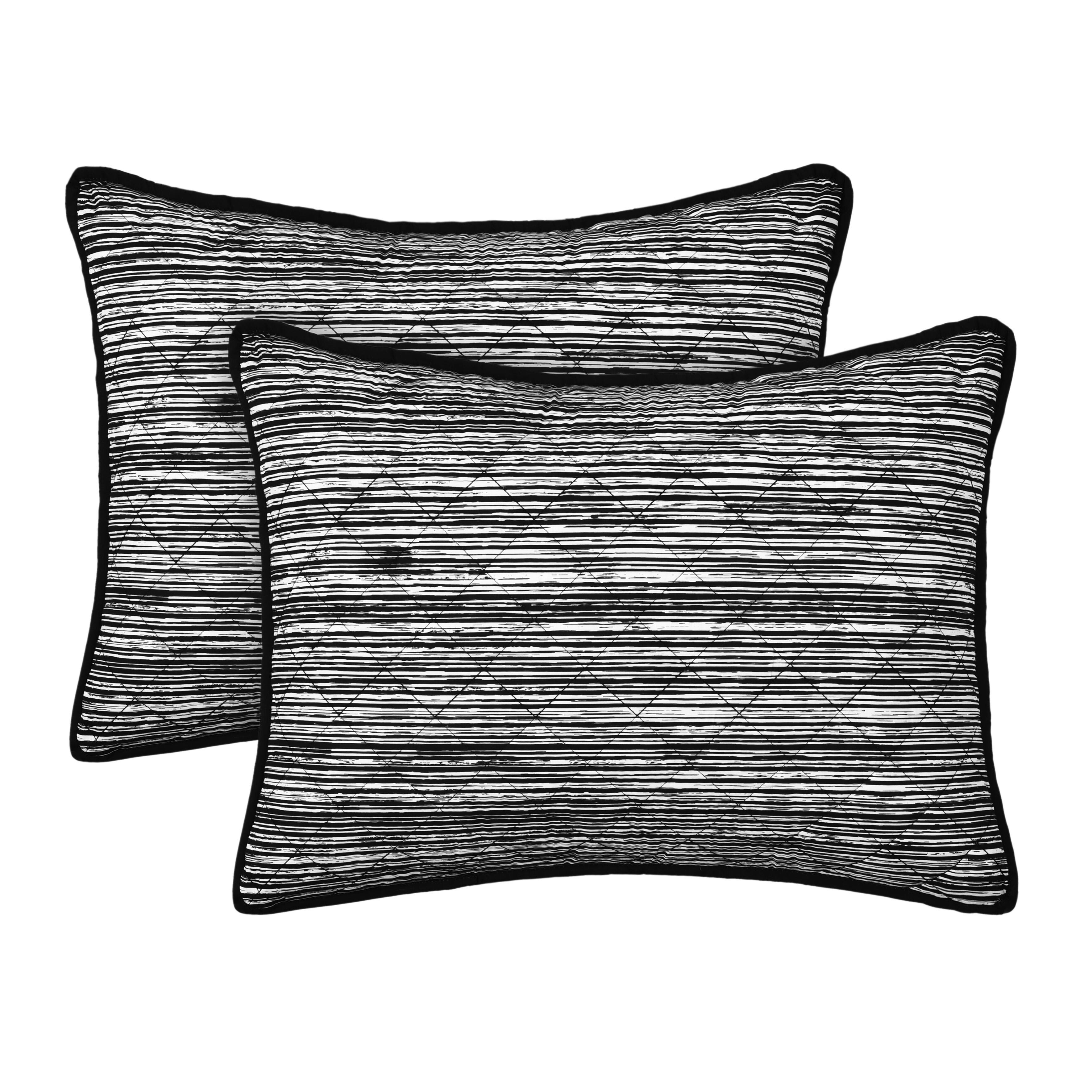Royal Court Dalton 3 PieceFull/Queen Quilt Set, Black, large
