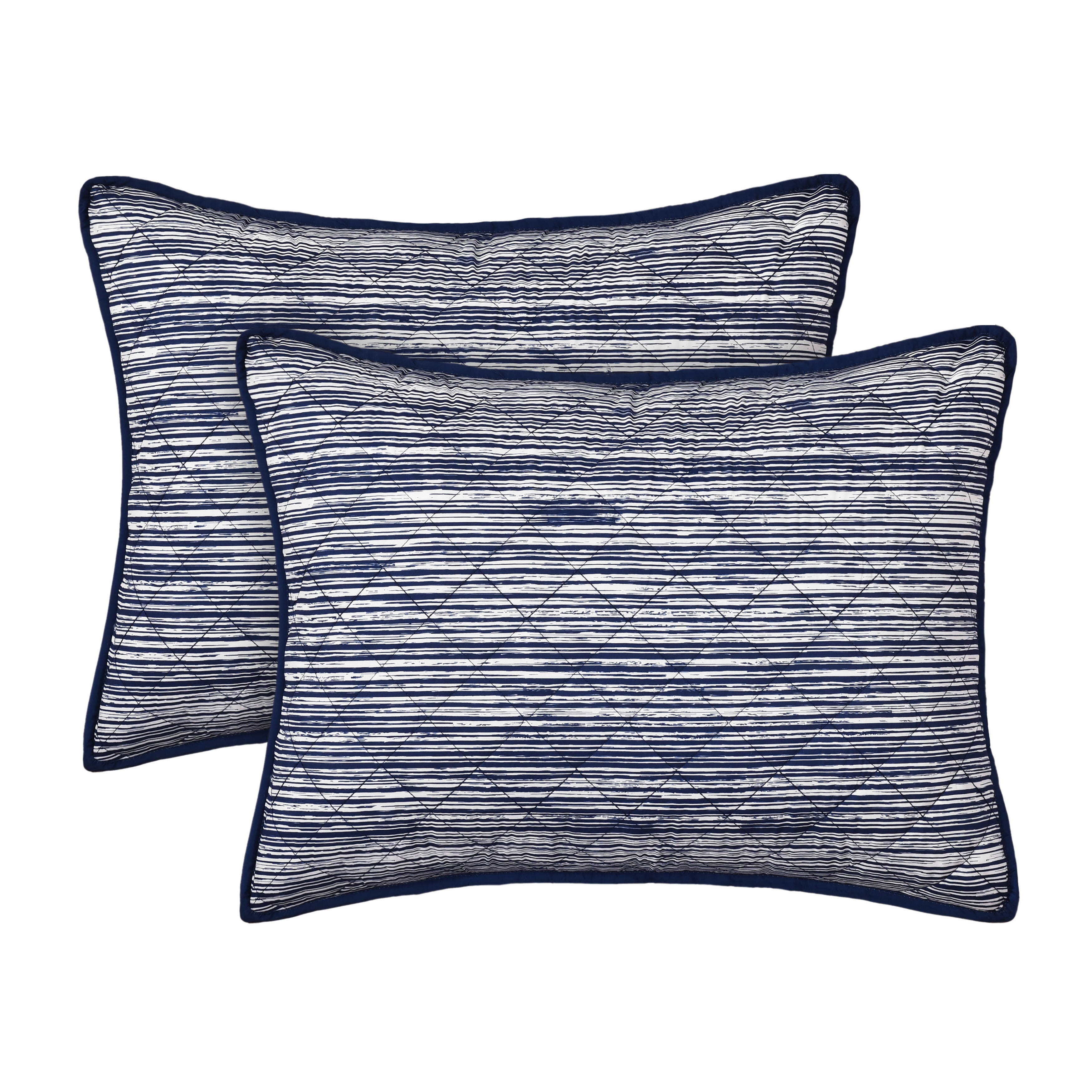 Royal Court Dalton 3 PieceFull/Queen Quilt Set, Navy, large