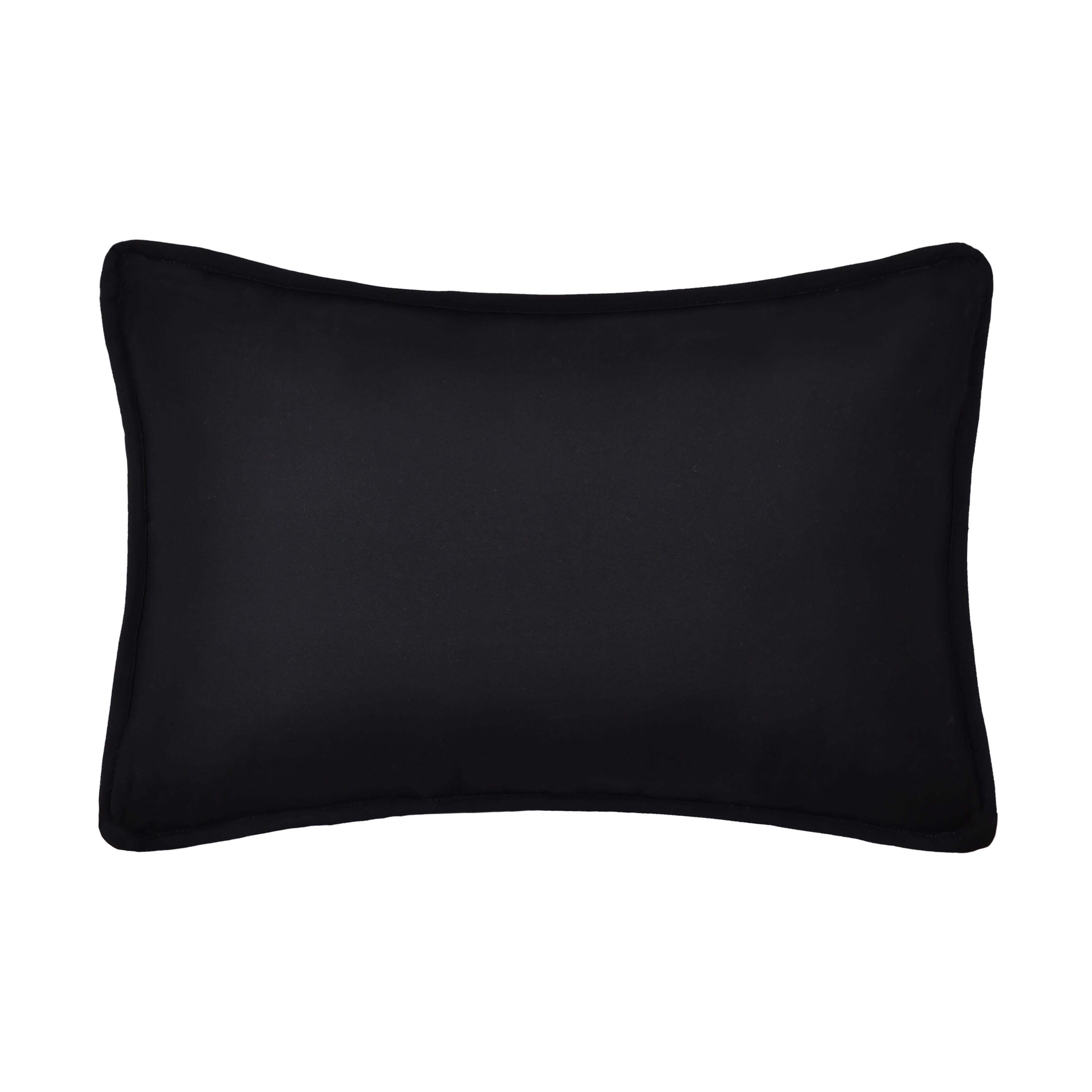 Royal Court Dalton Boudoir Decorative Throw Pillow, Black, large