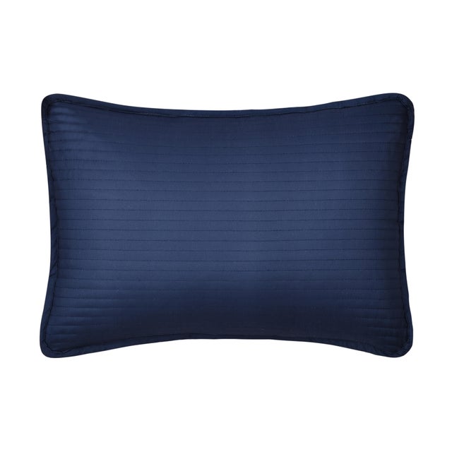 Royal Court Dalton Boudoir Decorative Throw Pillow, Navy