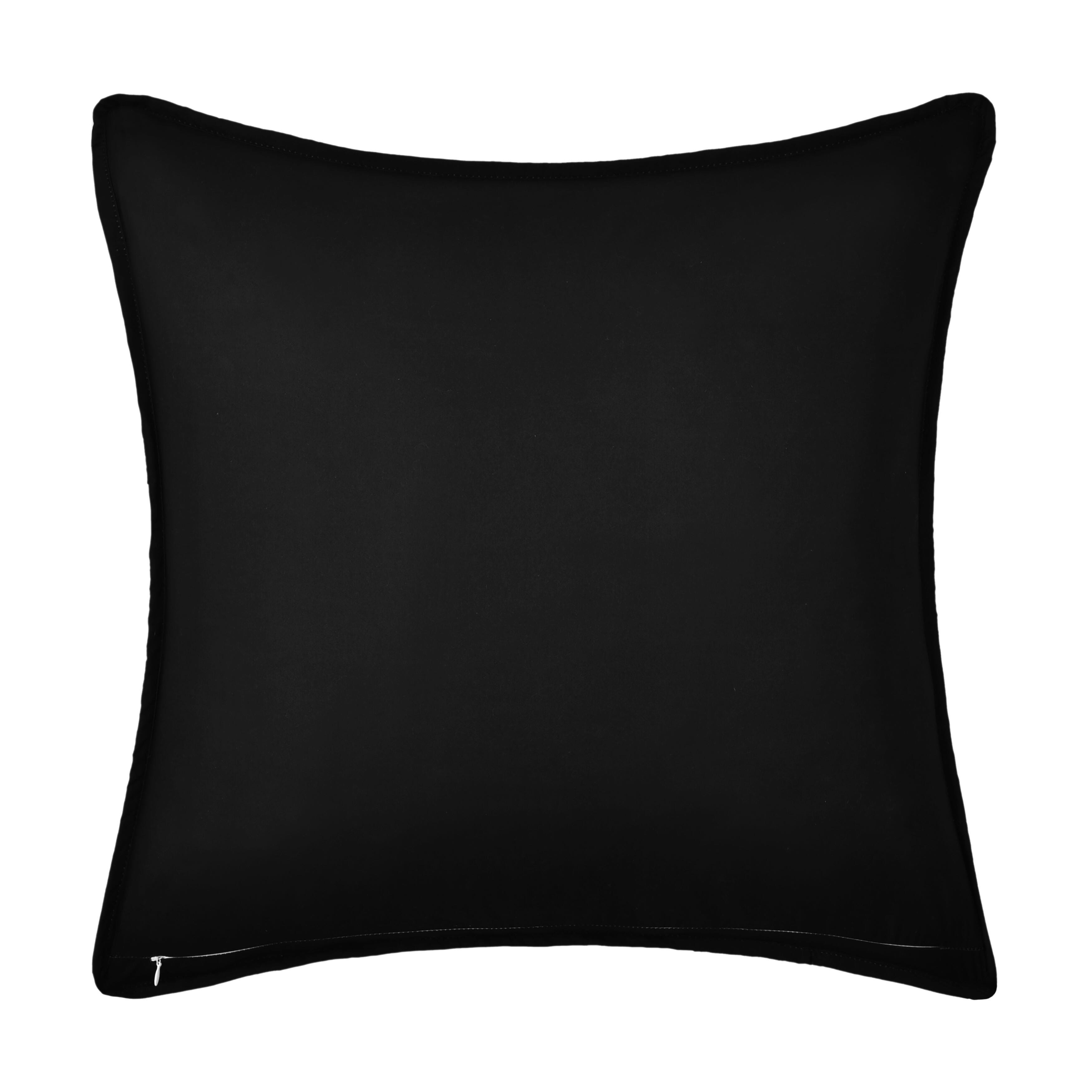 Royal Court Dalton Euro Sham, Black, large