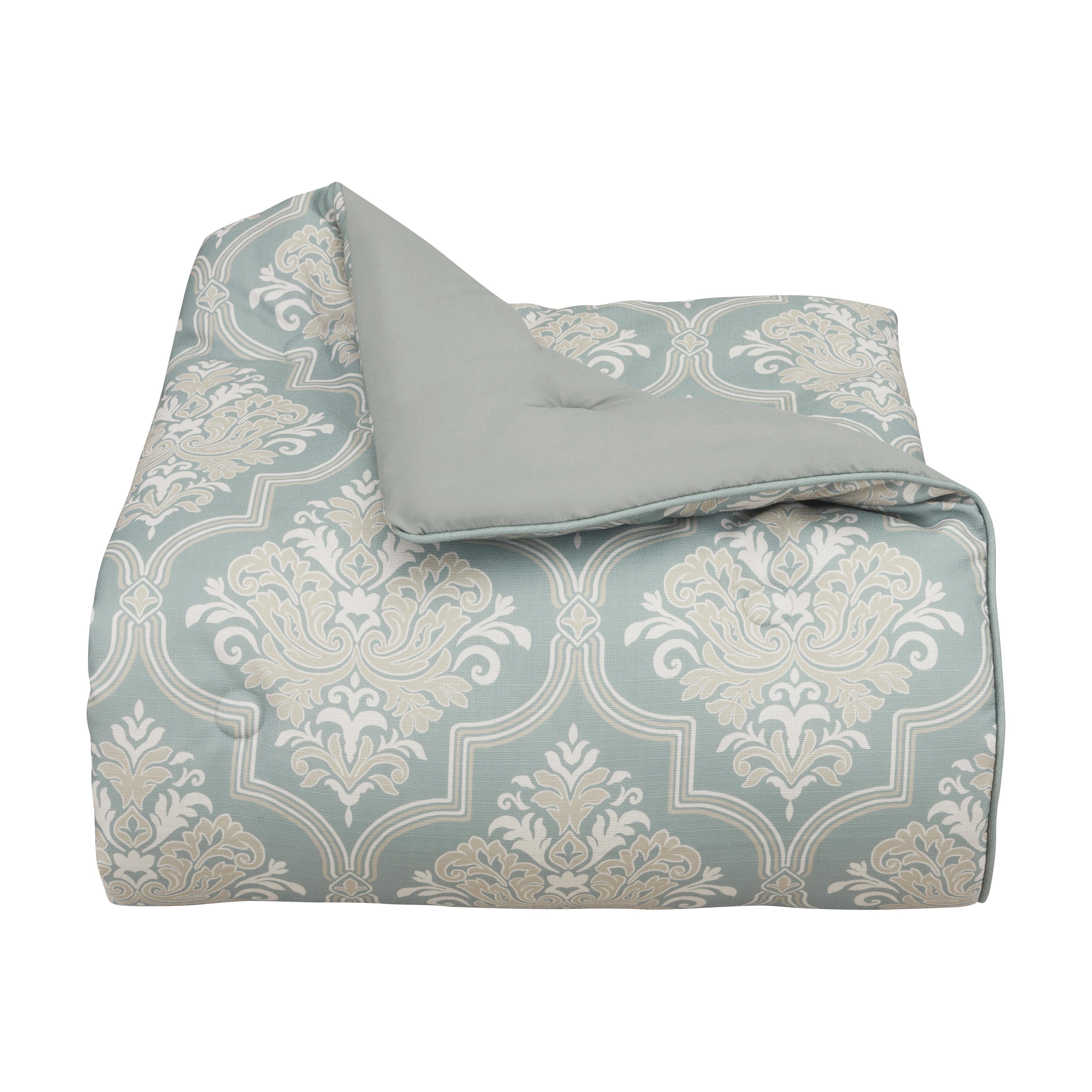 Royal Court Tranquility 3 Piece Full/Queen Comforter Set, Aqua, large