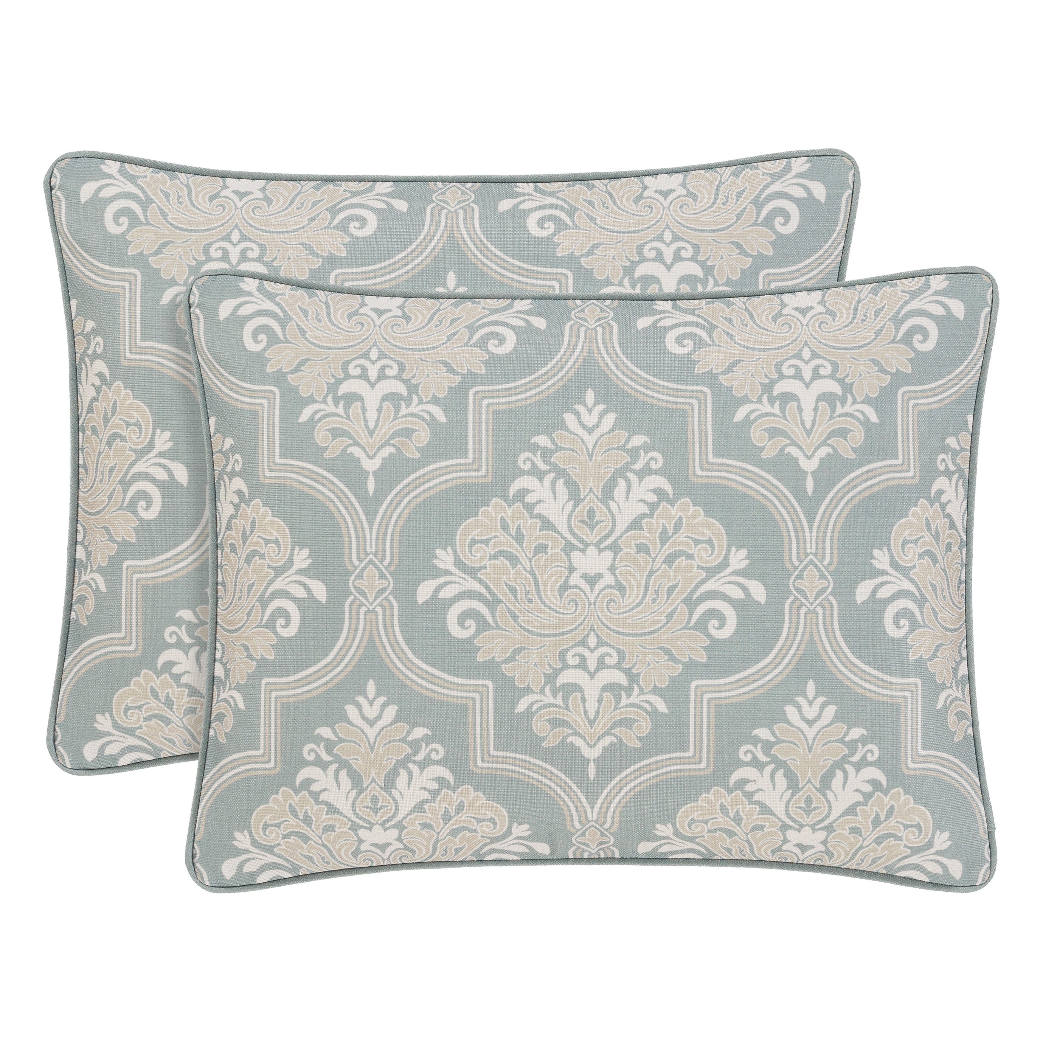 Royal Court Tranquility 3 Piece Full/Queen Comforter Set, Aqua, large