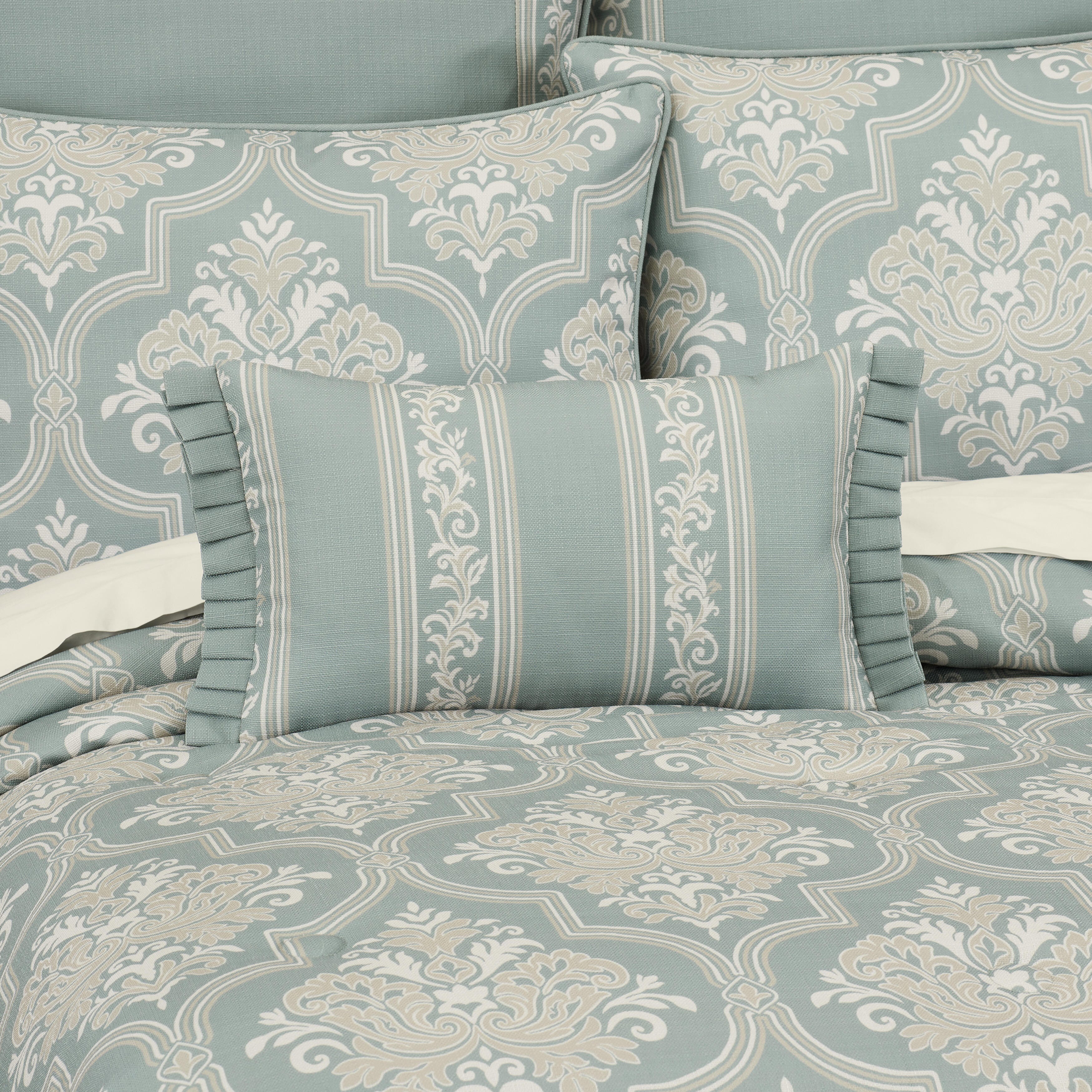 Royal Court Tranquility Boudoir Decorative Throw Pillow, , large