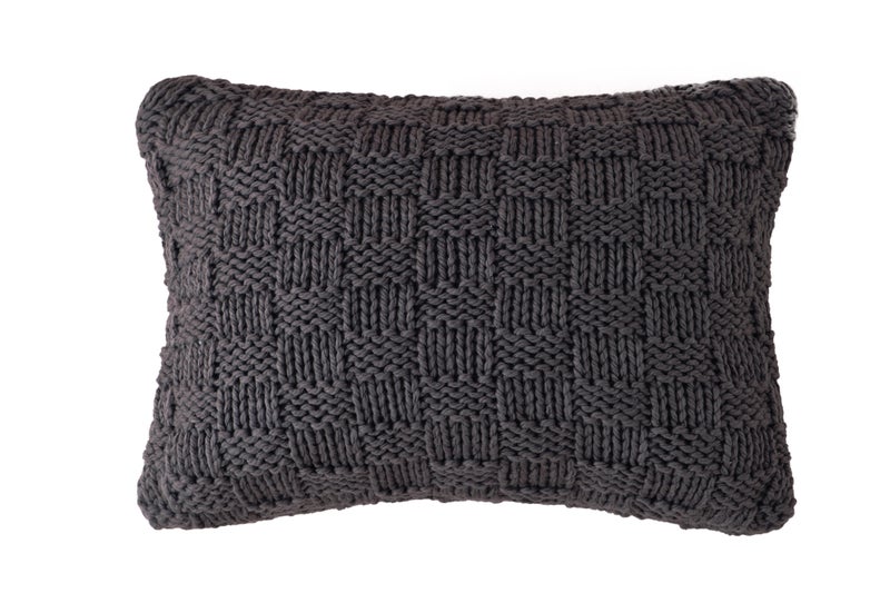 Ashley Luxe Chess Knit Dutch Euro Pillow