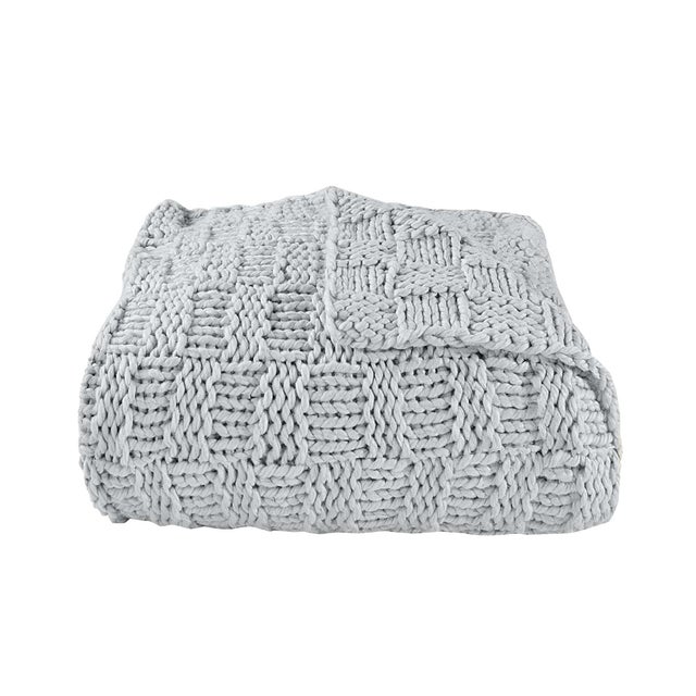 Ashley Luxe Chess Knit Throw