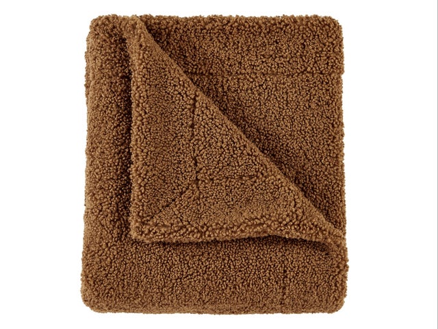Ashley Luxe Teddy Throw Blanket