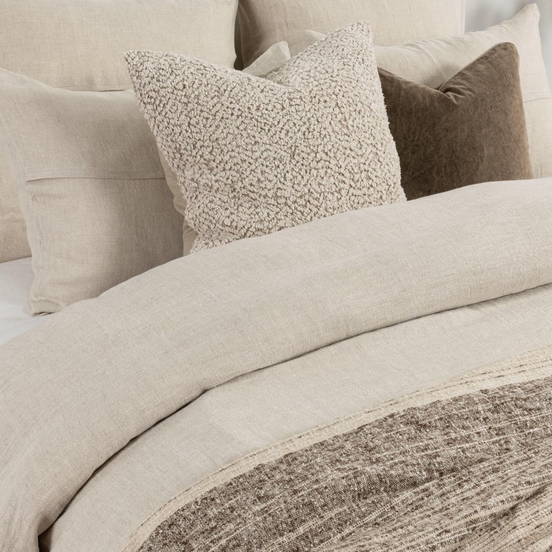 Ashley Luxe King Belgian Linen Duvet With Shams
