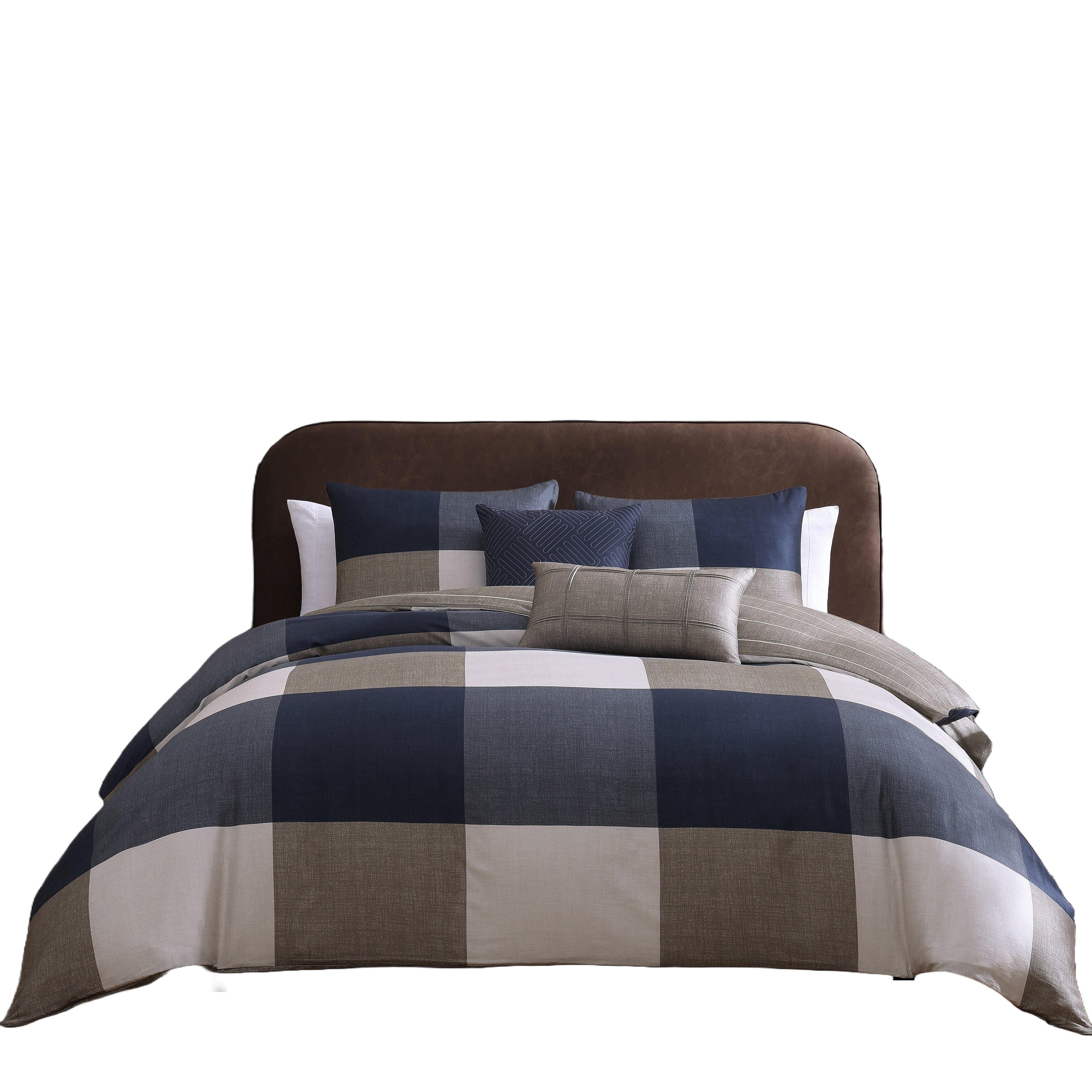 Bebejan&reg; Masculine 5-Piece Queen Comforter Set, Blue, large