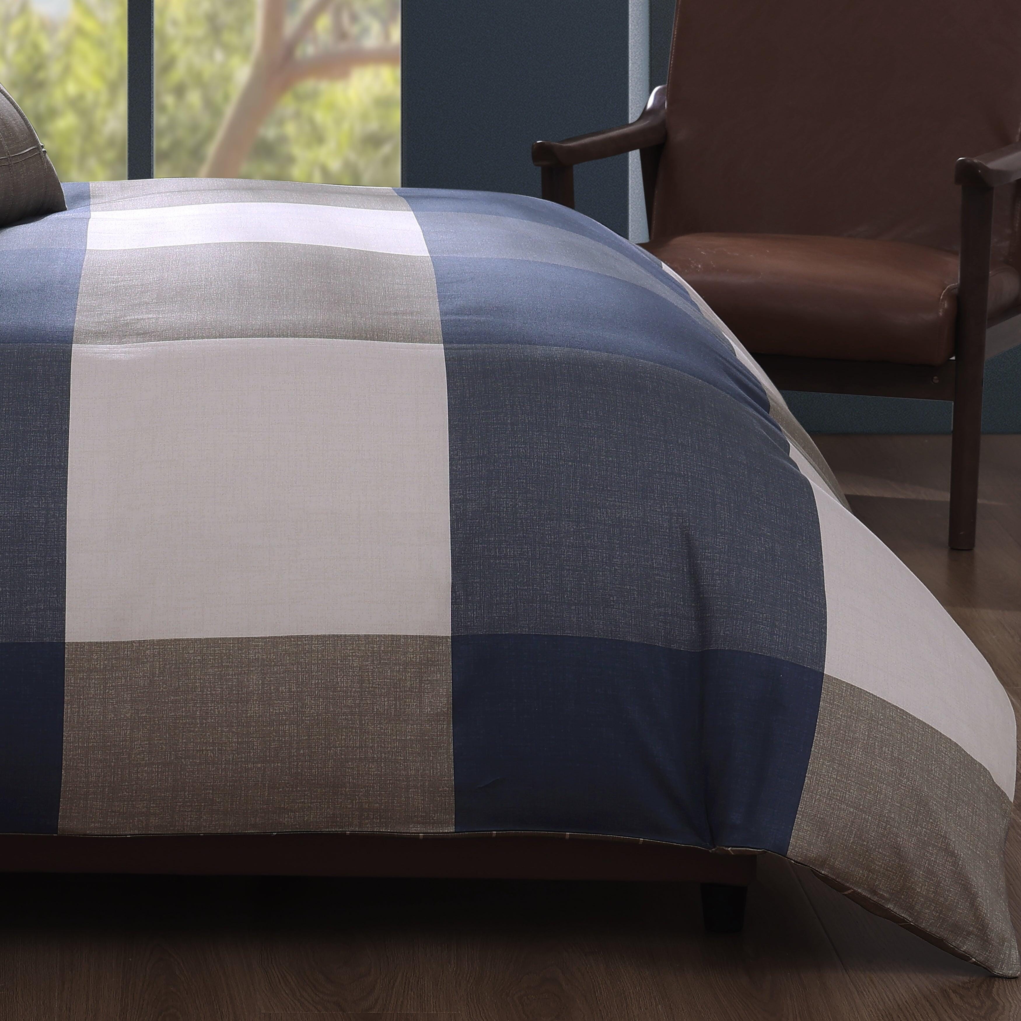 Bebejan® Masculine 5-Piece Queen Comforter Set, Blue, large