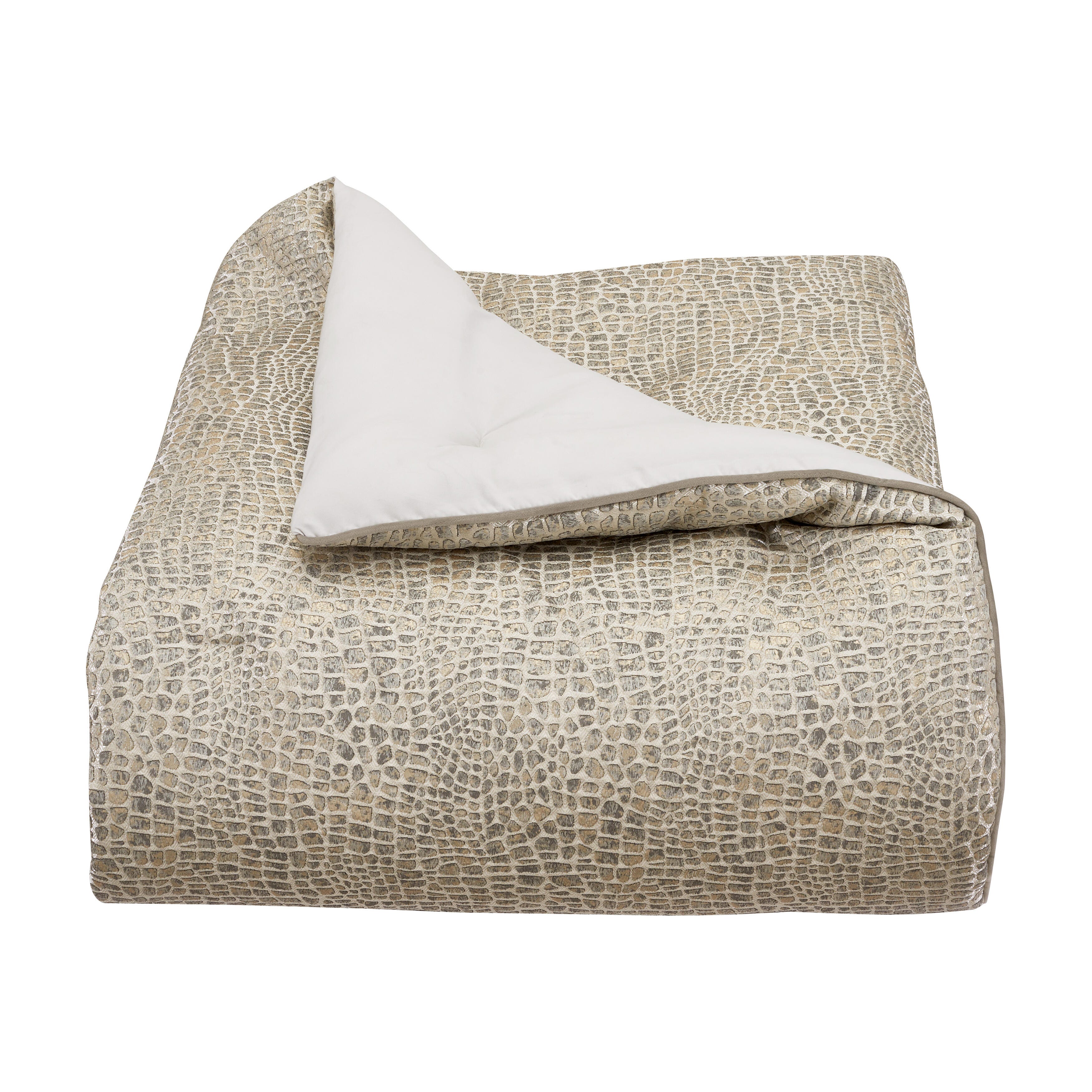 J. Queen New York Habitat 3-Piece Full/Queen Comforter Set, Pewter, large