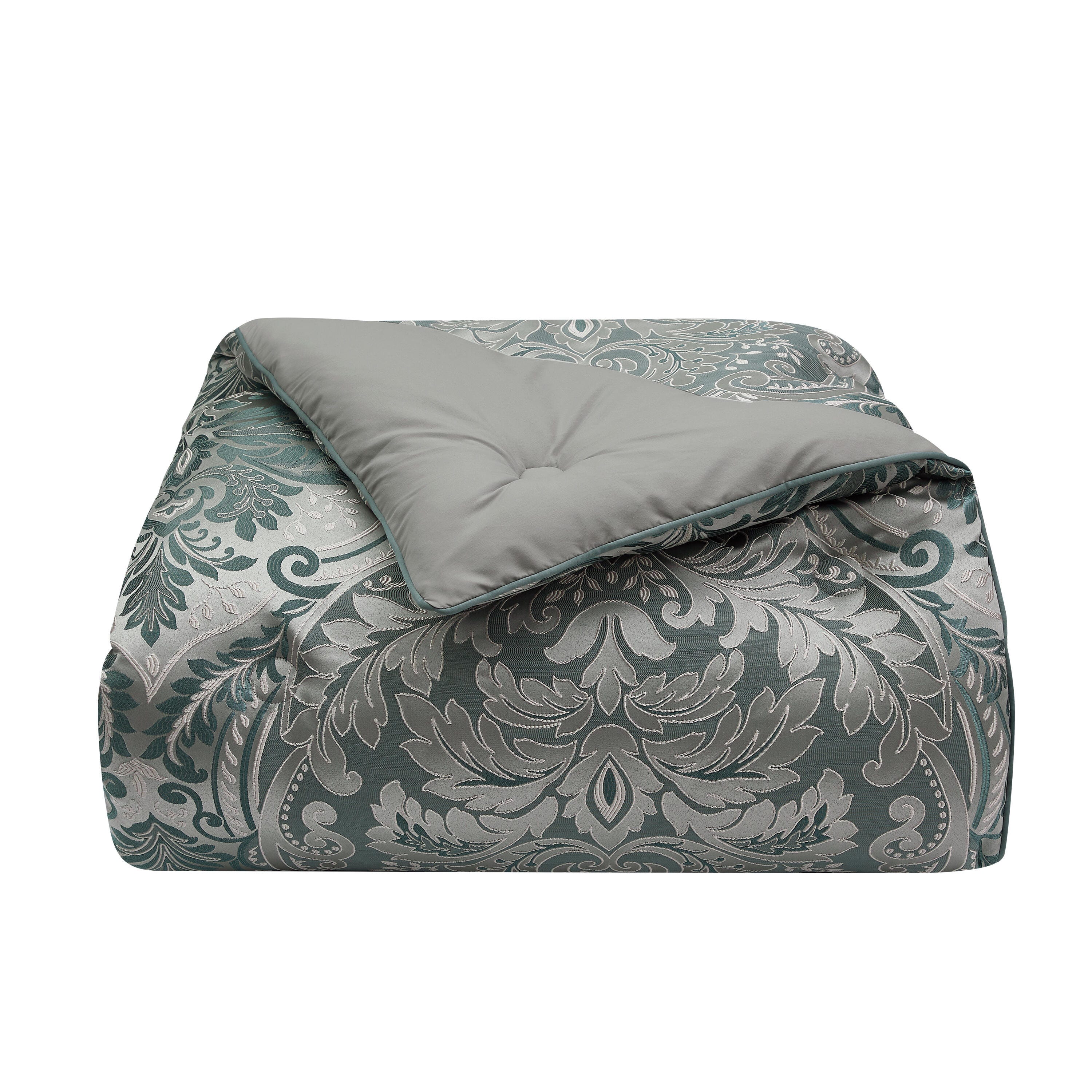 J. Queen New York Renata 4-Piece King Comforter Set, Teal, large