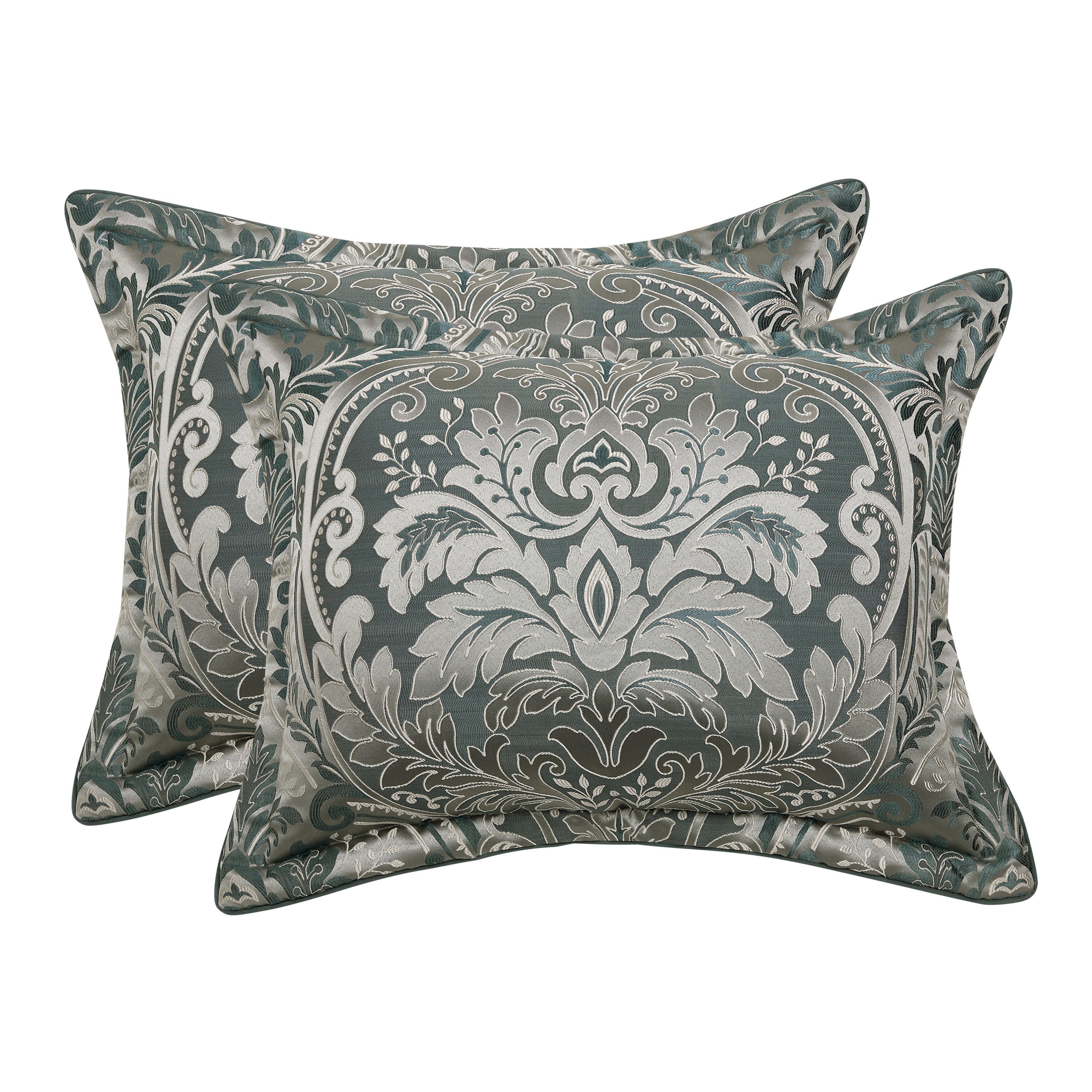 J. Queen New York Renata 4-Piece Queen Comforter Set, Teal, large
