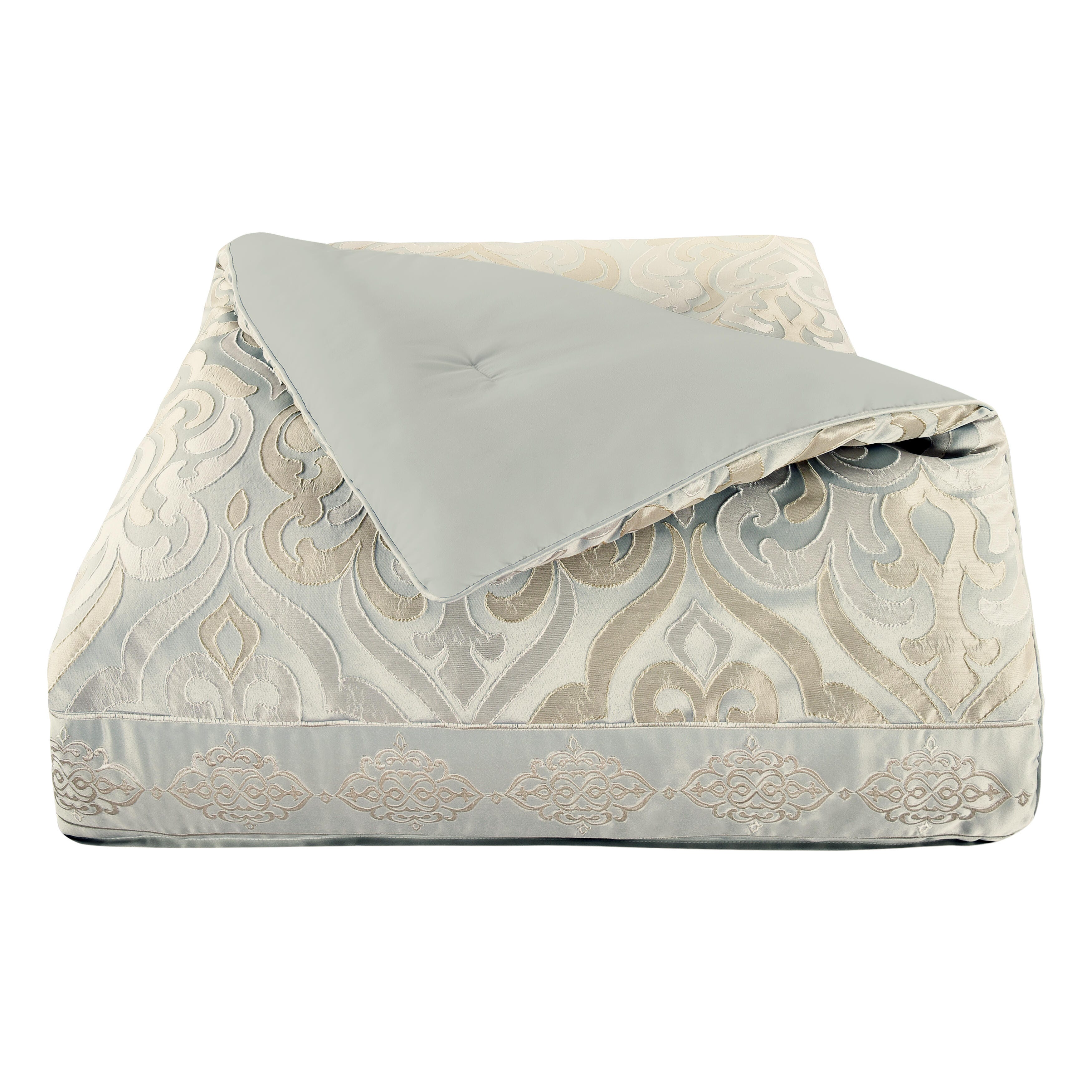 Royal Court Calmfield 2-Piece Full/Queen Comforter Set, Aqua, large