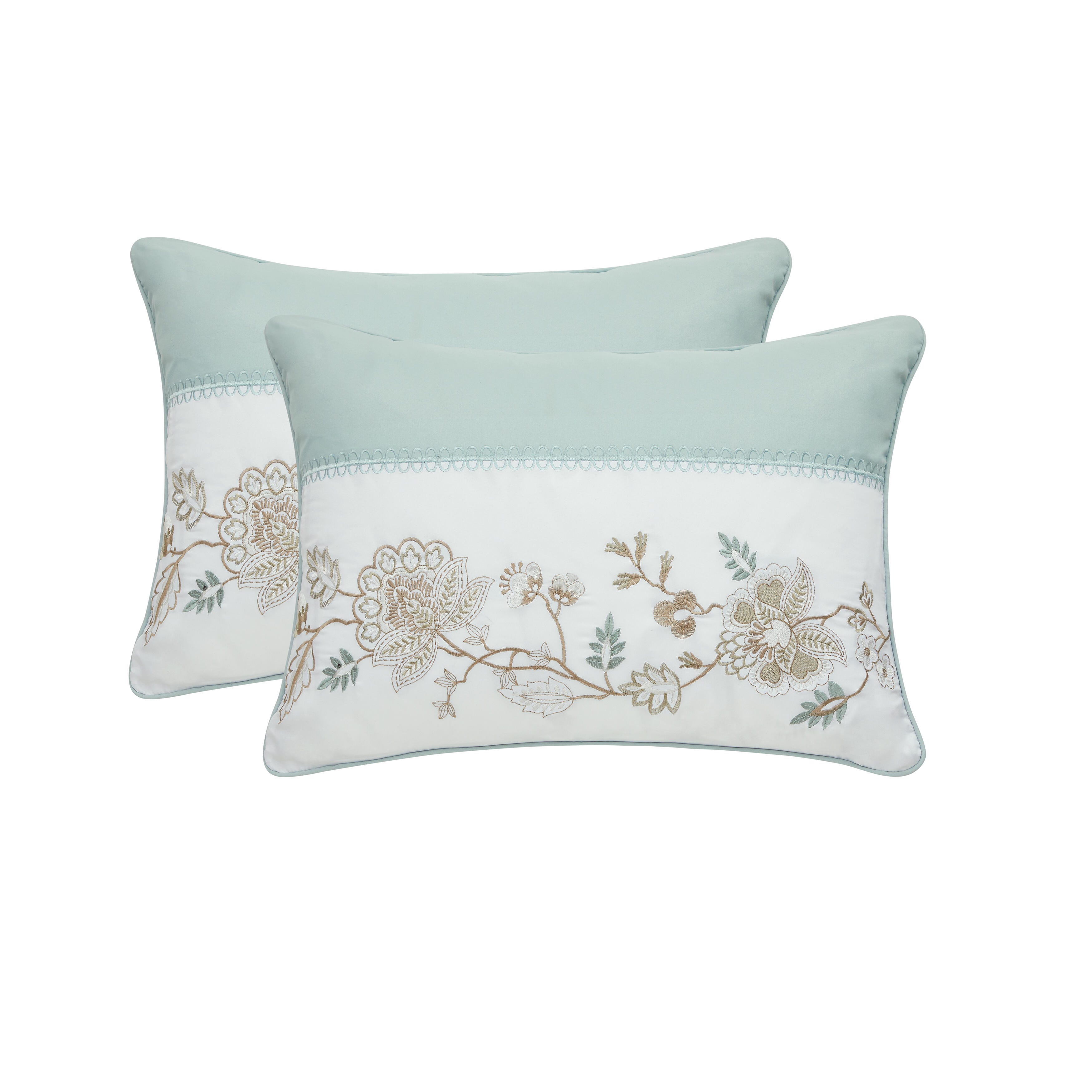 Royal Court Spring Social 3-Piece King/California King Comforter Set, Spa, large