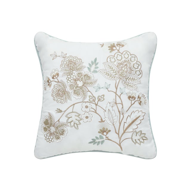 Royal Court Spring Social Embellished Decorative Throw Pillow