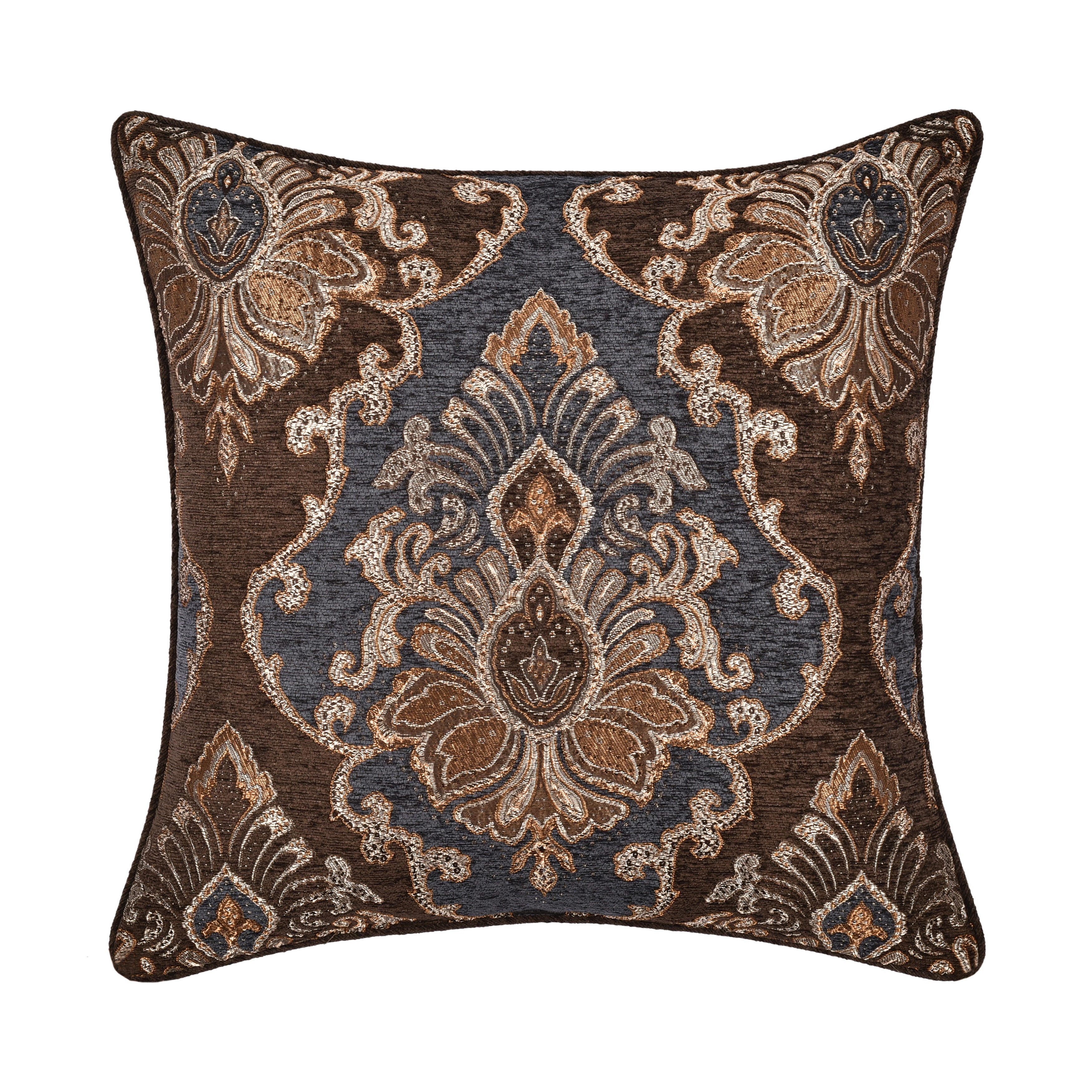 J. Queen New York Sofia Damask Decorative Throw Pillow, , large
