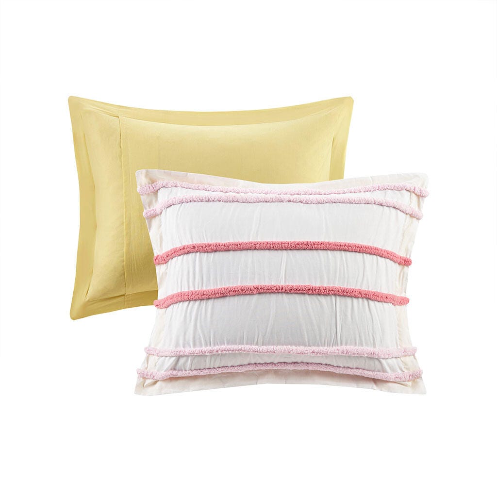 Intelligent Design Kids Haisley 4-Piece Full/Queen Comforter Set, Pink, large