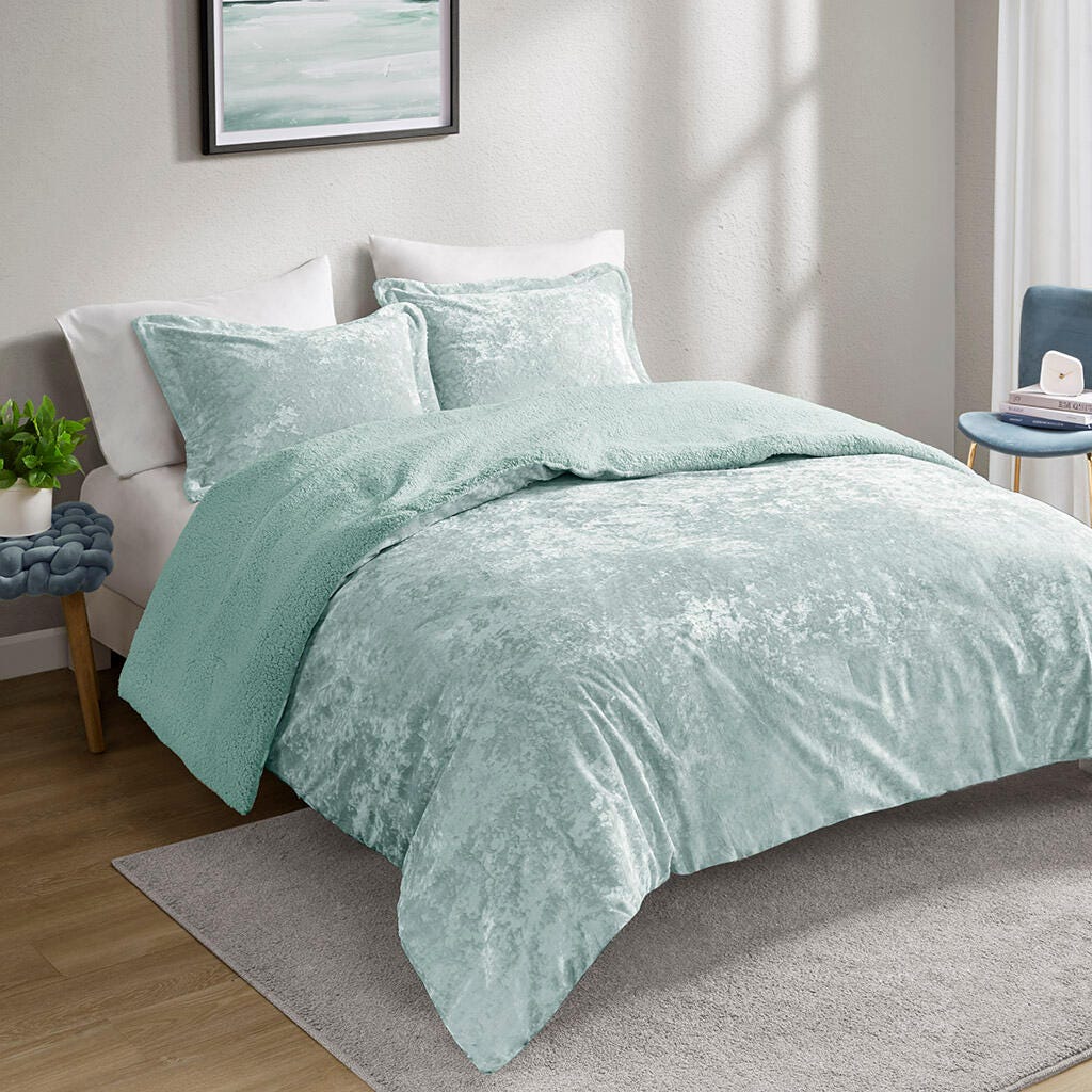 Intelligent Design Mira 3-Piece King/California King Comforter Set, Aqua, large