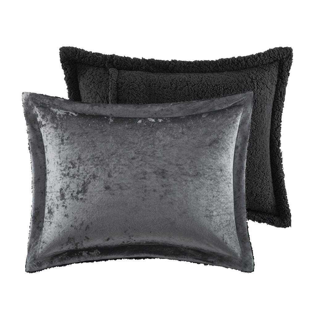 Intelligent Design Mira 3-Piece Full/Queen Comforter Set, Charcoal, large