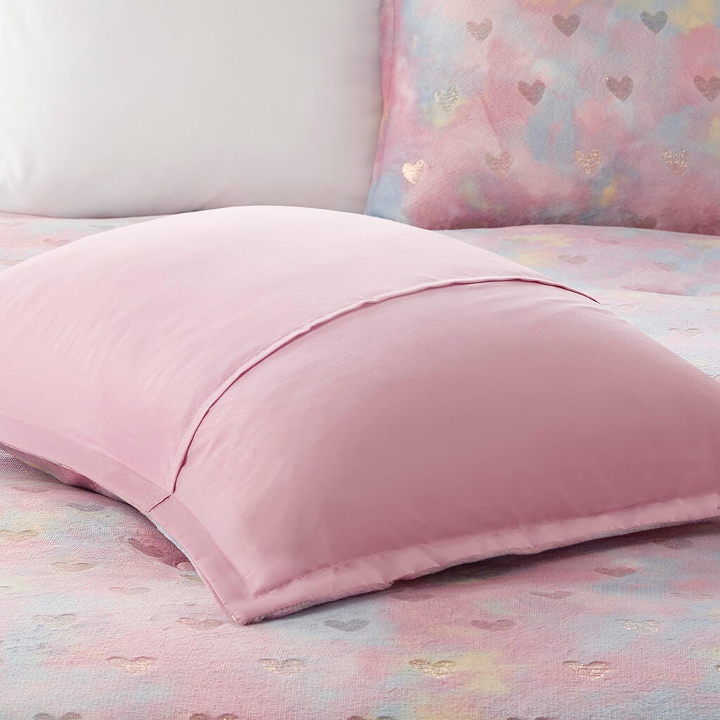 Intelligent Design Rosalie 3-Piece Twin/Twin XL Comforter Set, Pink Multi/Gold, large