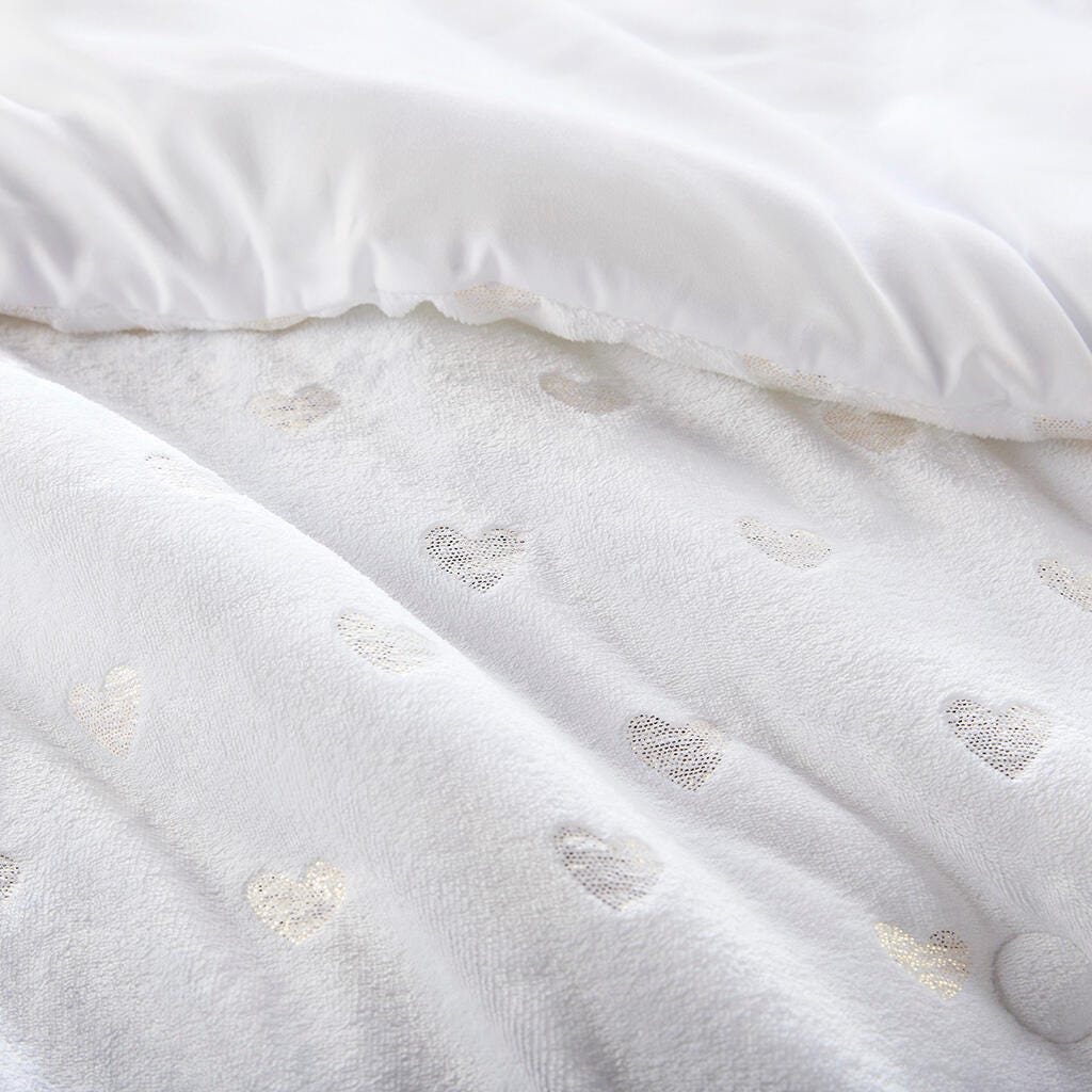 Intelligent Design Rosalie 3-Piece Twin/Twin XL Comforter Set, White/Gold, large