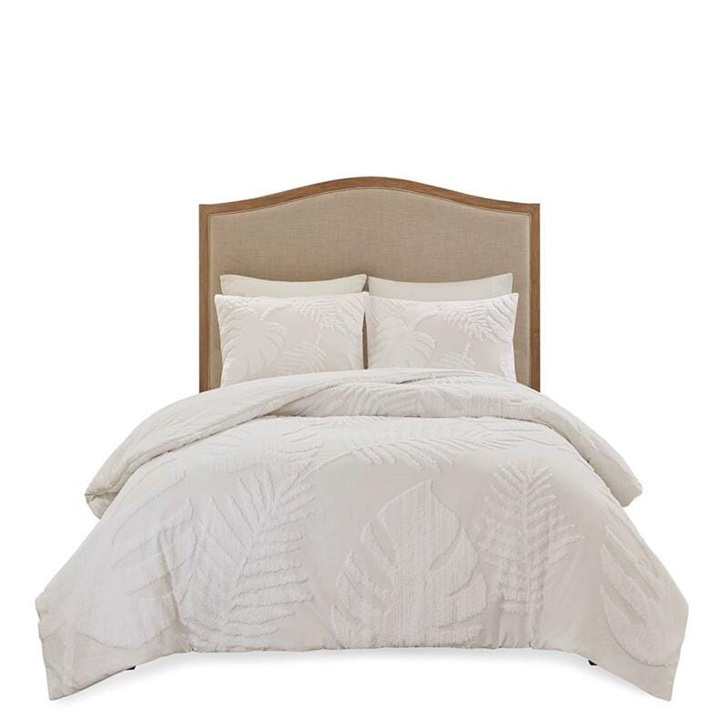 Madison Park Bahari 3-Piece Full/Queen Comforter Set, Off White, rollover