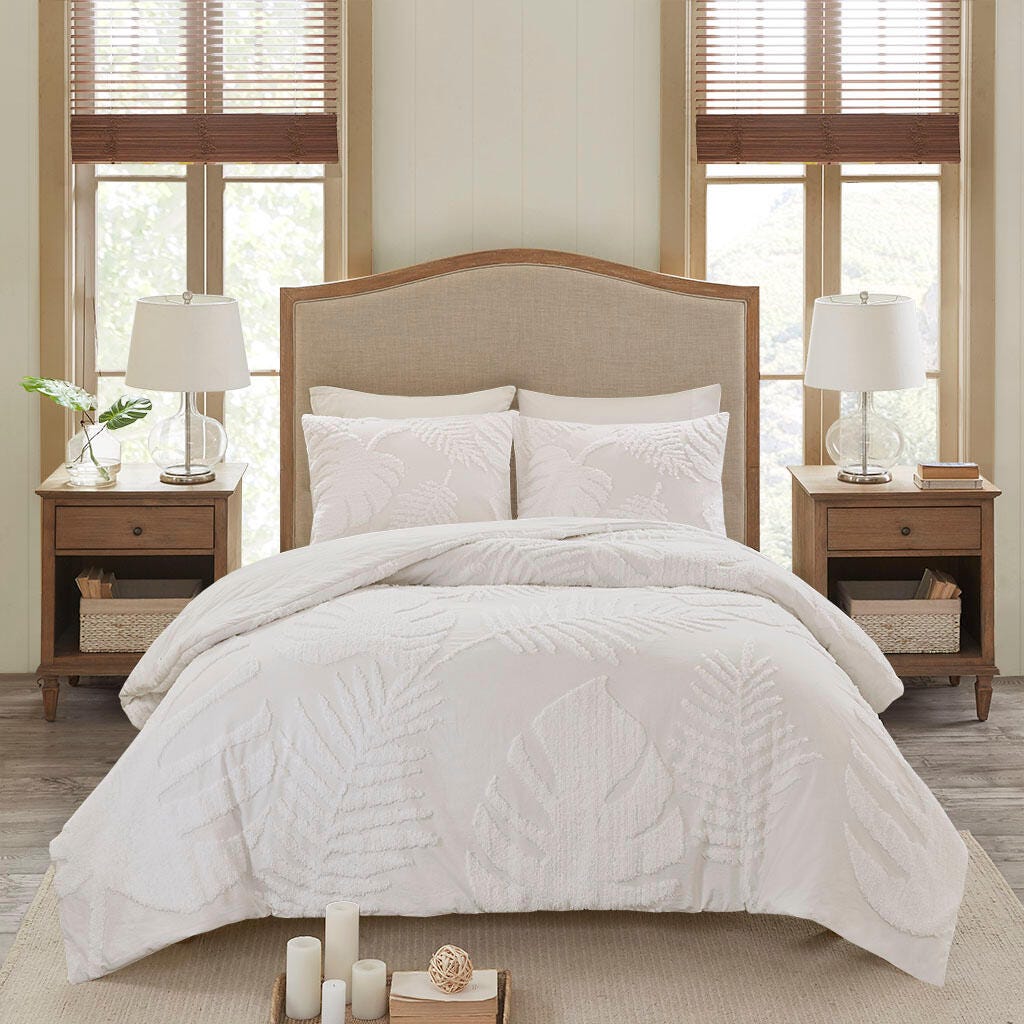 Madison Park Bahari 3-Piece King/California King Comforter Set, Off White, large