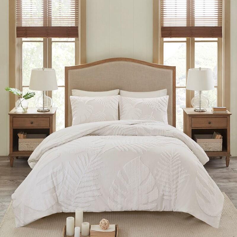 Madison Park Bahari 3-Piece King/California King Comforter Set, Off White, large