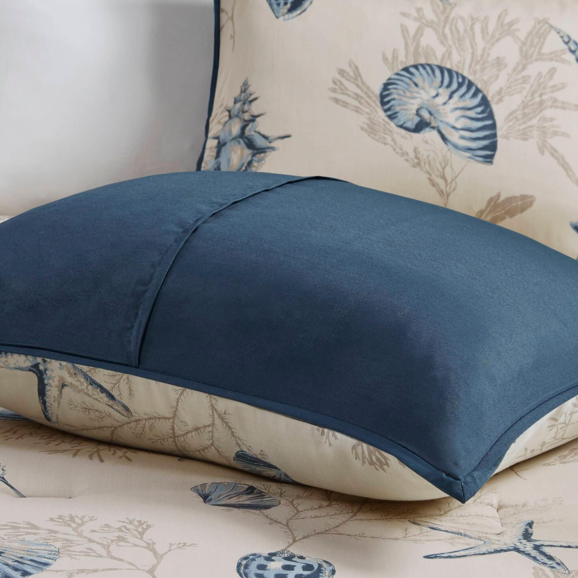 Madison Park Bayside 7-Piece Queen Comforter Set, Blue, large