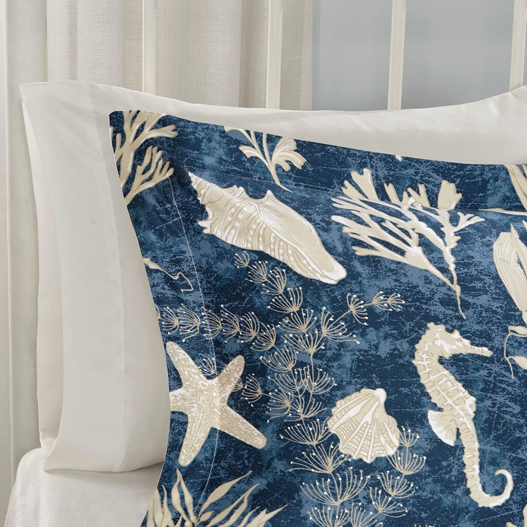 Madison Park Cape Cod 7-Piece Queen Comforter Set, , large
