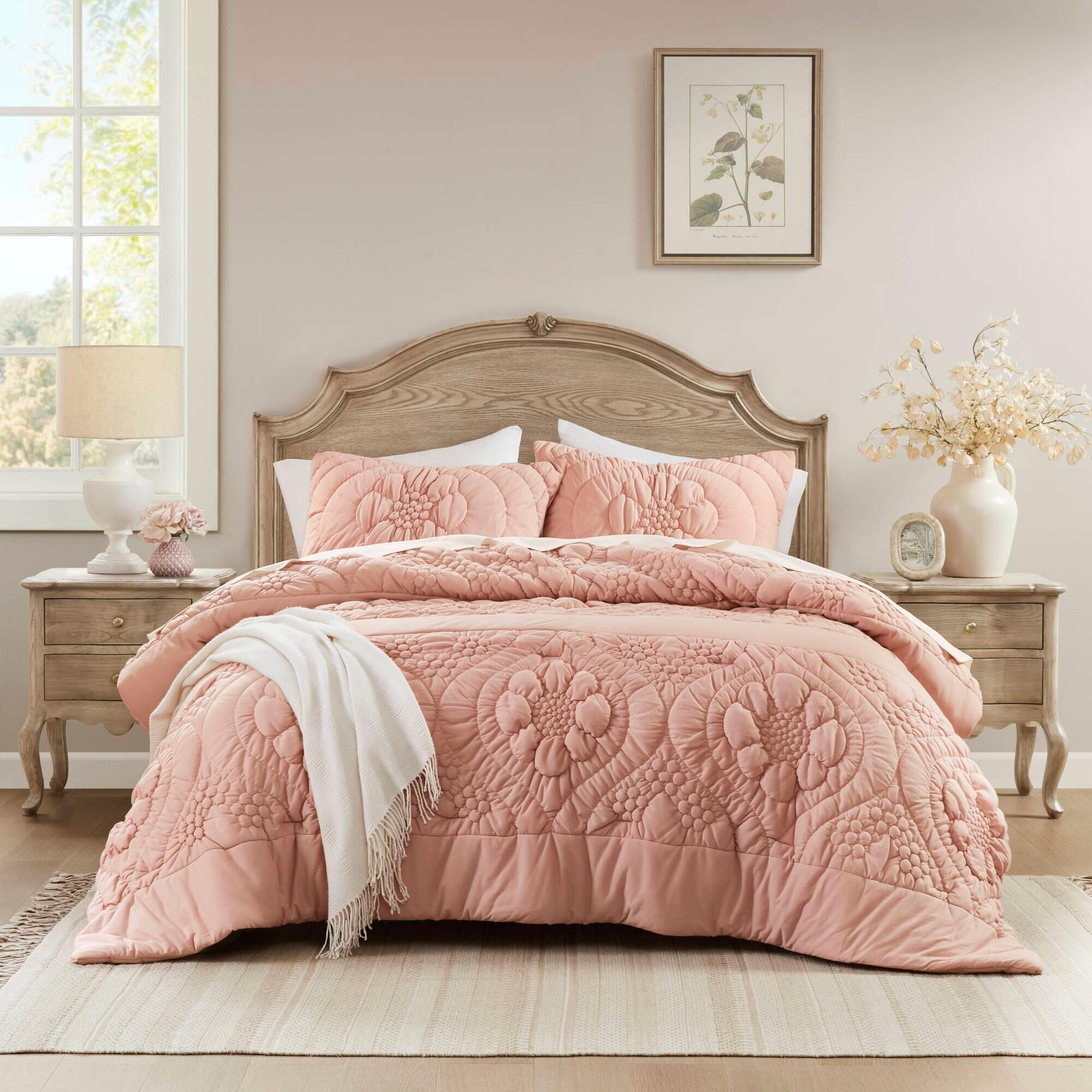 Madison Park Elise 2-Piece Twin Comforter Set, Pink, large