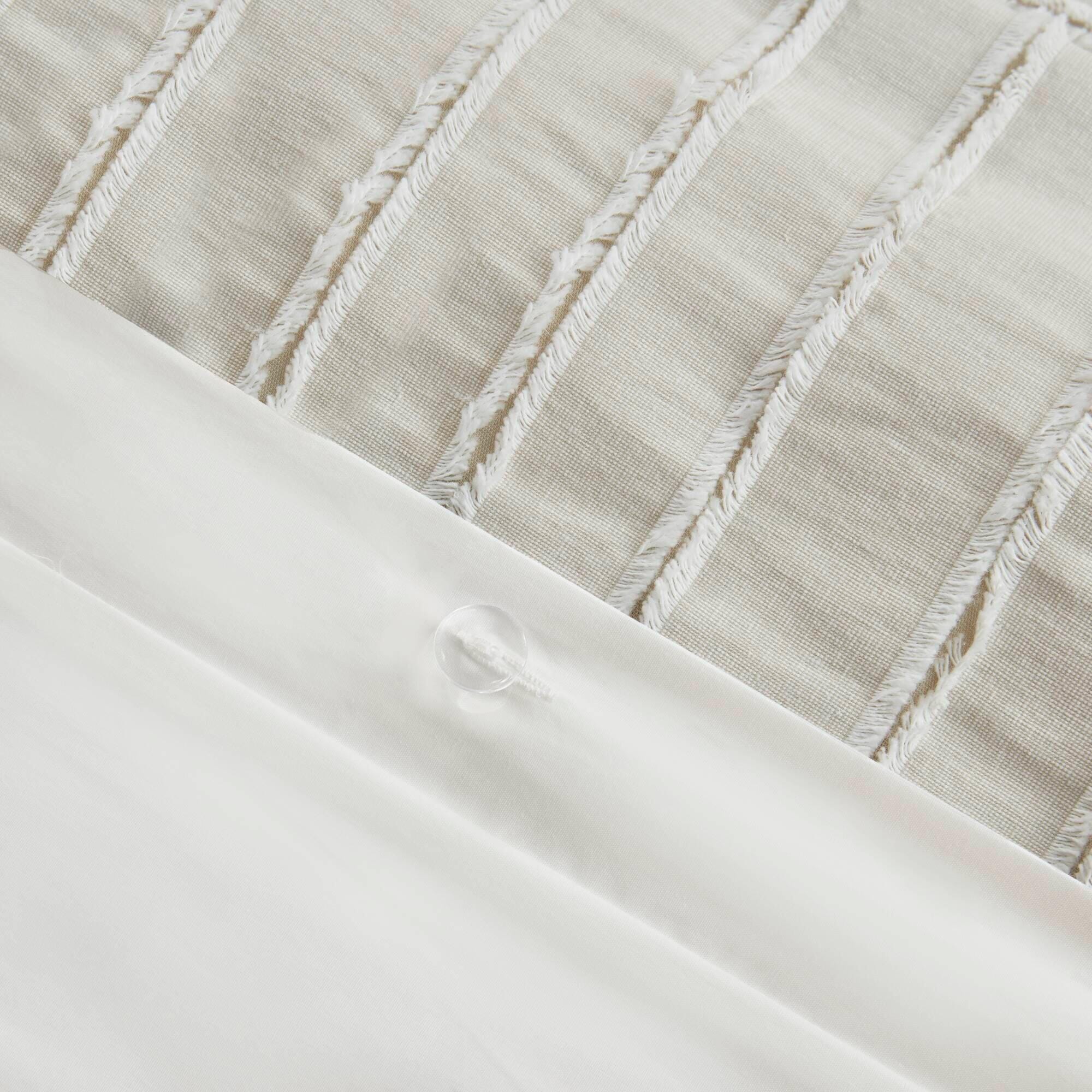 Essence 9-Piece King Comforter Set, Ivory, large