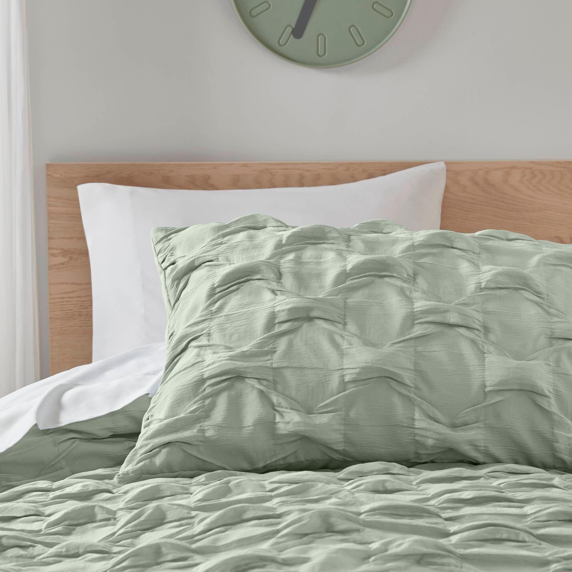 Super Listing Bailey 3-Piece Twin/Twin XL Comforter Set, Green, large