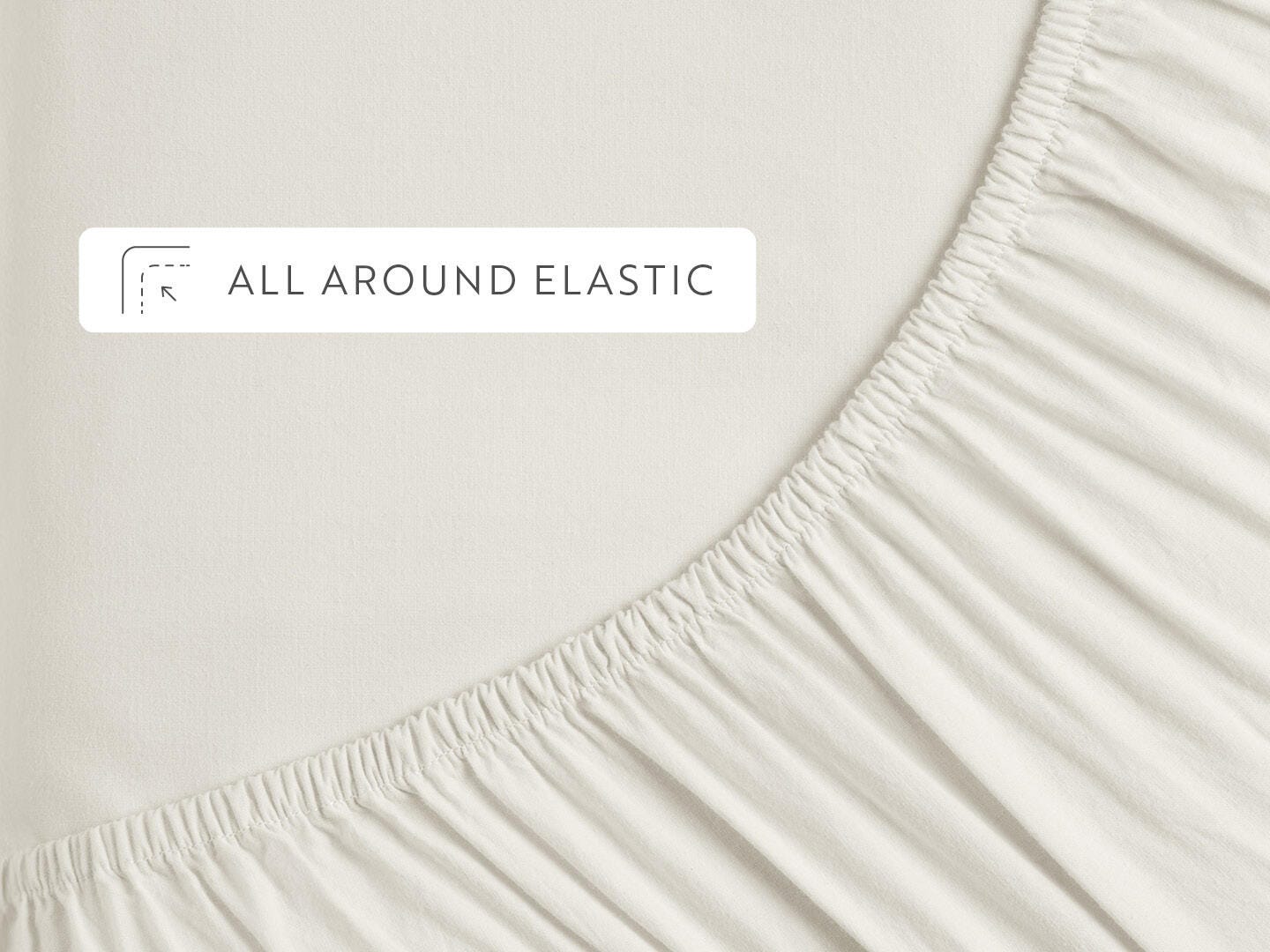 iEnjoy Home Percale 4 Piece California King Sheet Set, Ivory, large