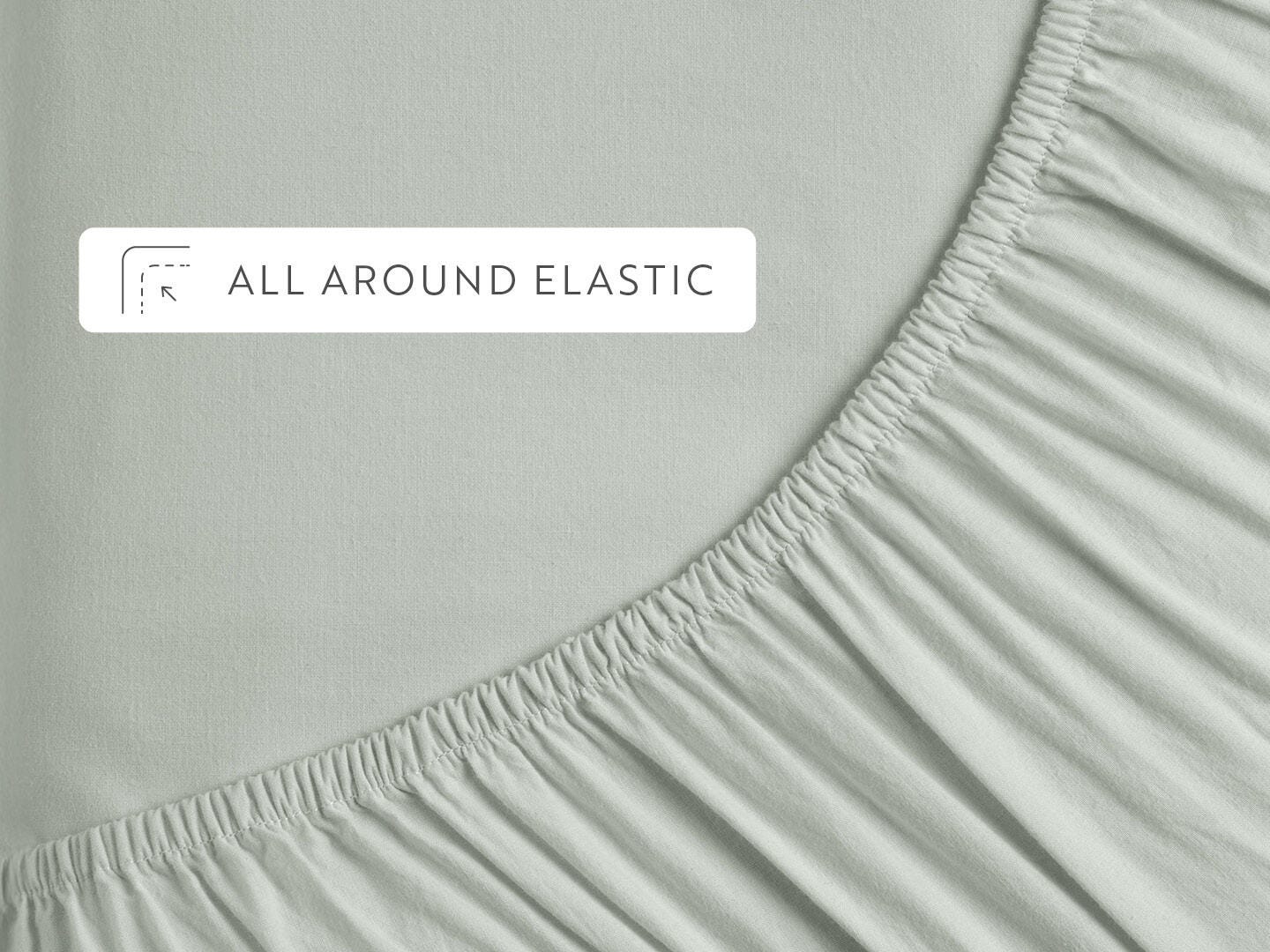 iEnjoy Home Percale 4 Piece Full Sheet Set, Green Haze, large